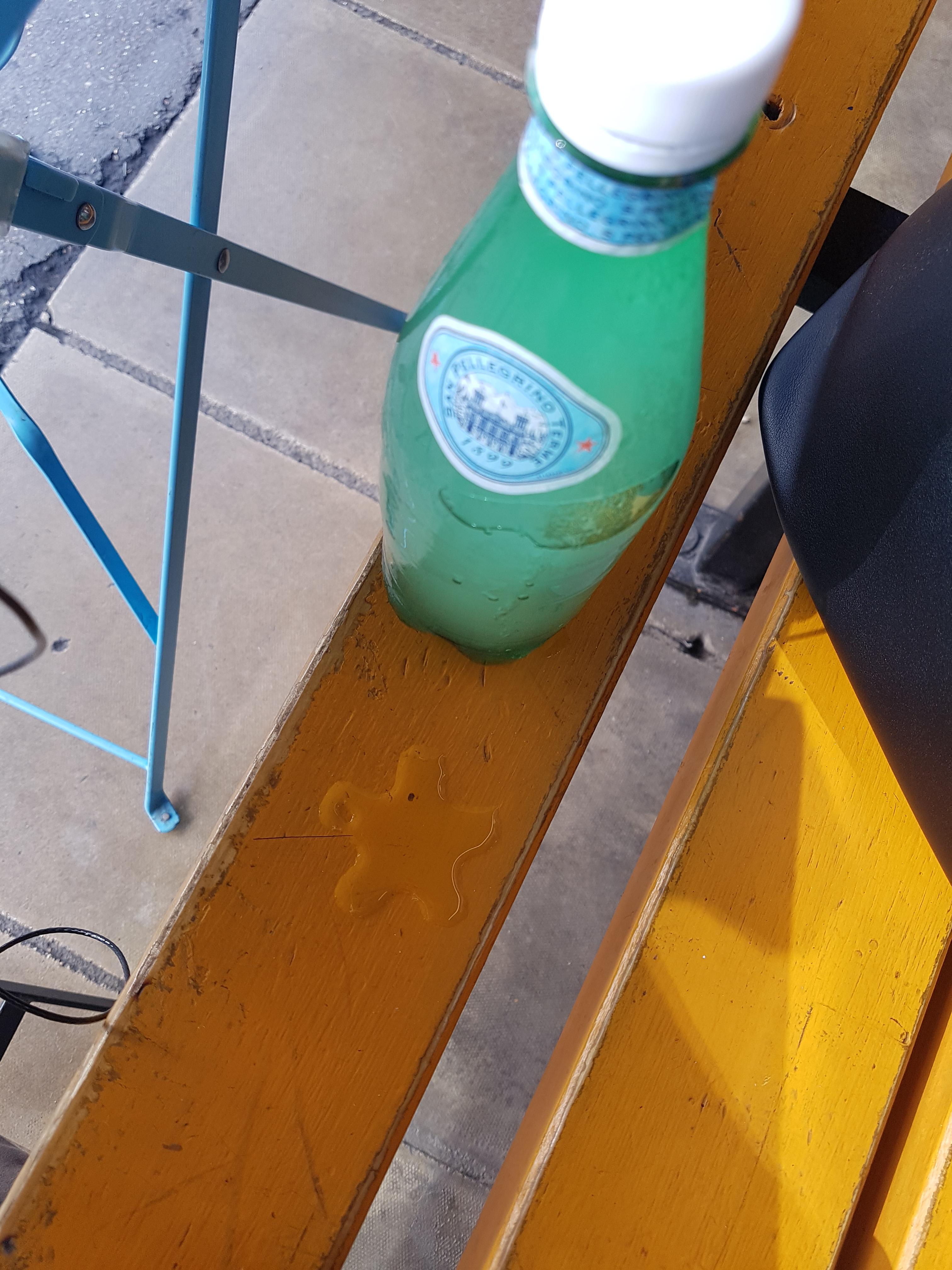 I put my water bottle in the freezer and when it melted it made a