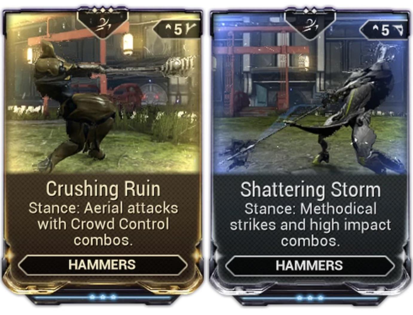 Crushing ruin vs Shattering storm, which is better? r/Warframe