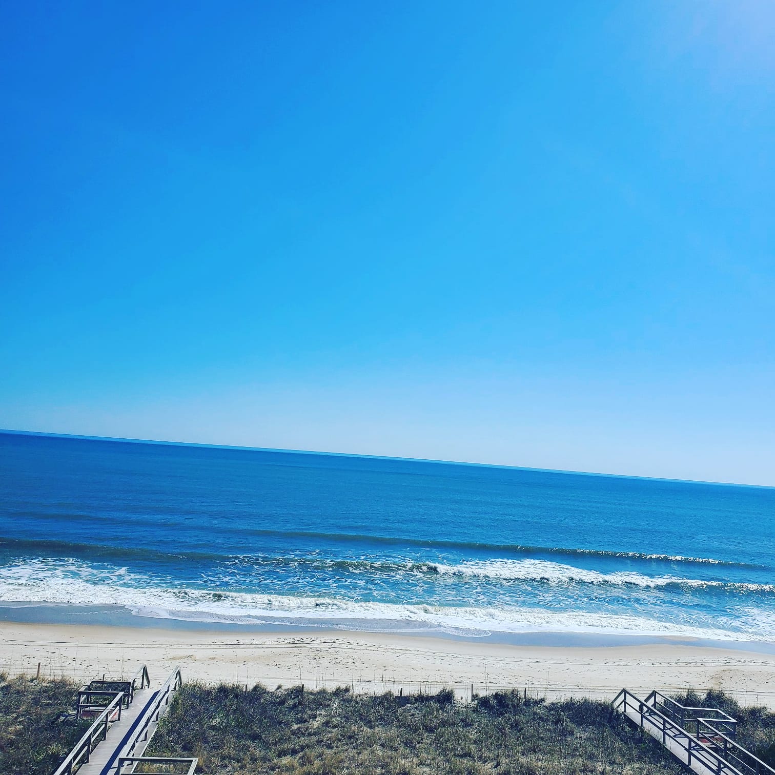Kure Beach today. A good 65° r/NorthCarolina