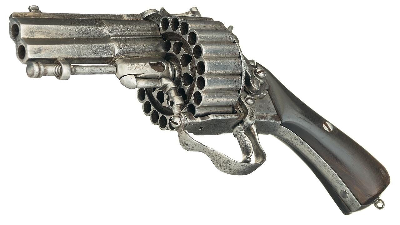 Double barrel revolver [+Ammo capacity, 35 reload,fires two bullets at
