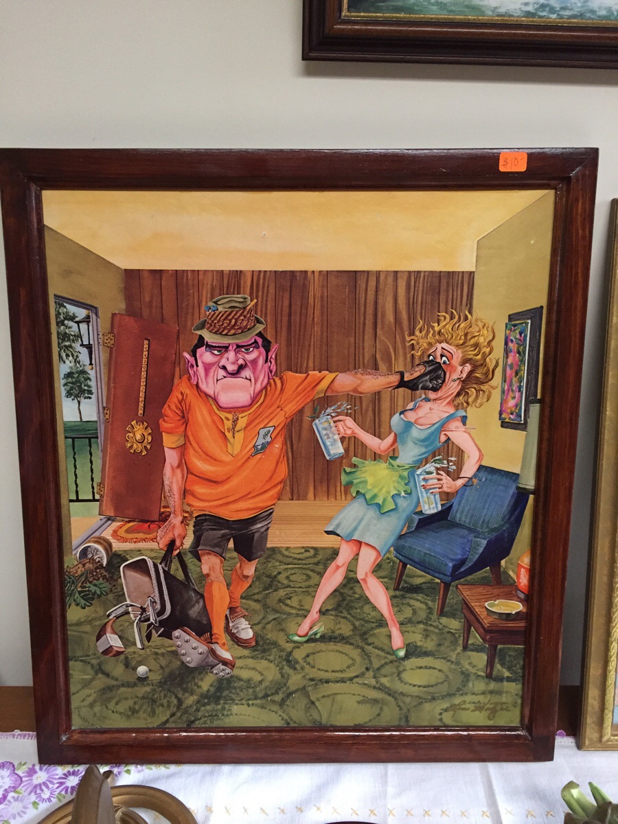 A very Odd painting found at an estate sale... r/oddlyweird