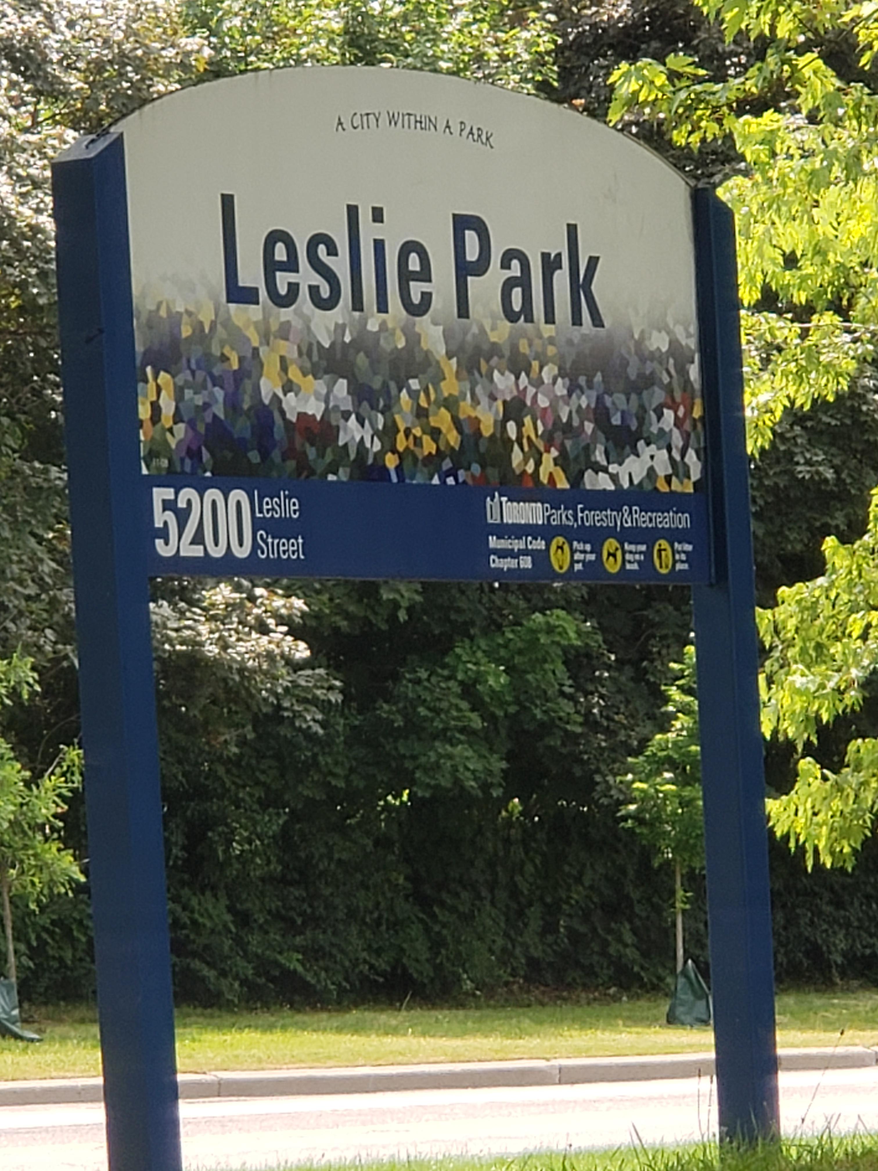 I found it! Leslie Park in Toronto r/PandR