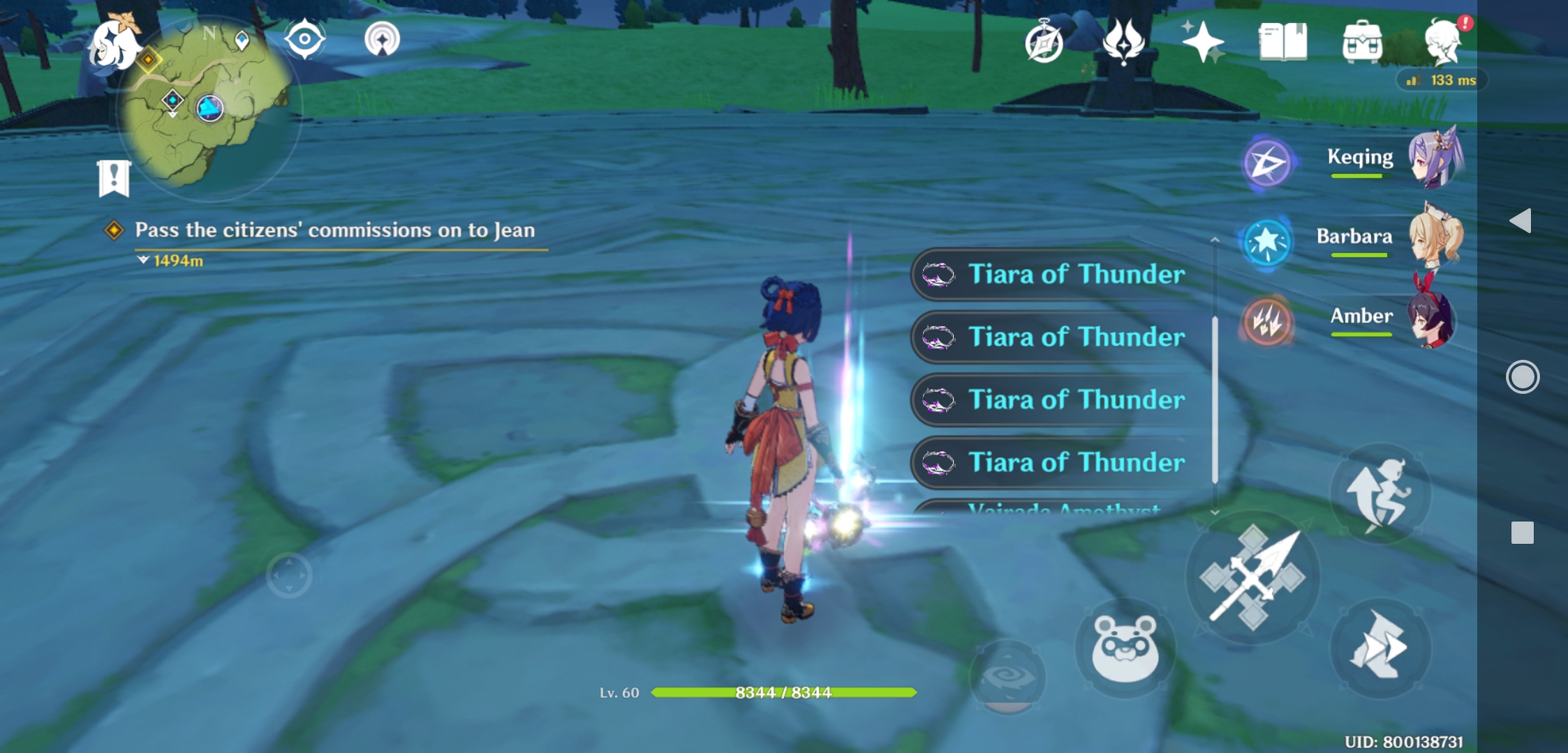 That's alot of Tiara of thunder. r/Genshin_Impact