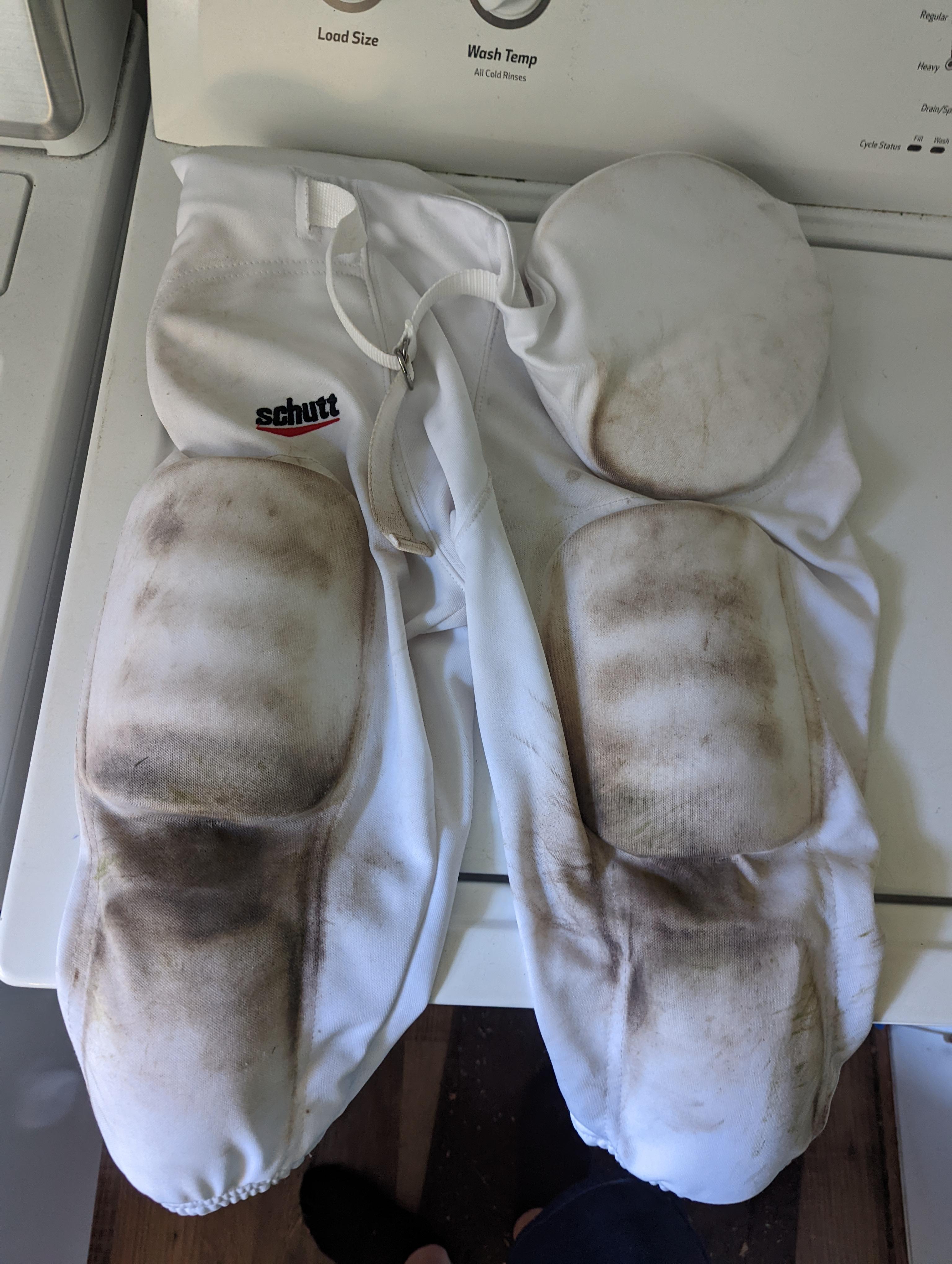 Can I just soak football pants in bleach water? r/CleaningTips