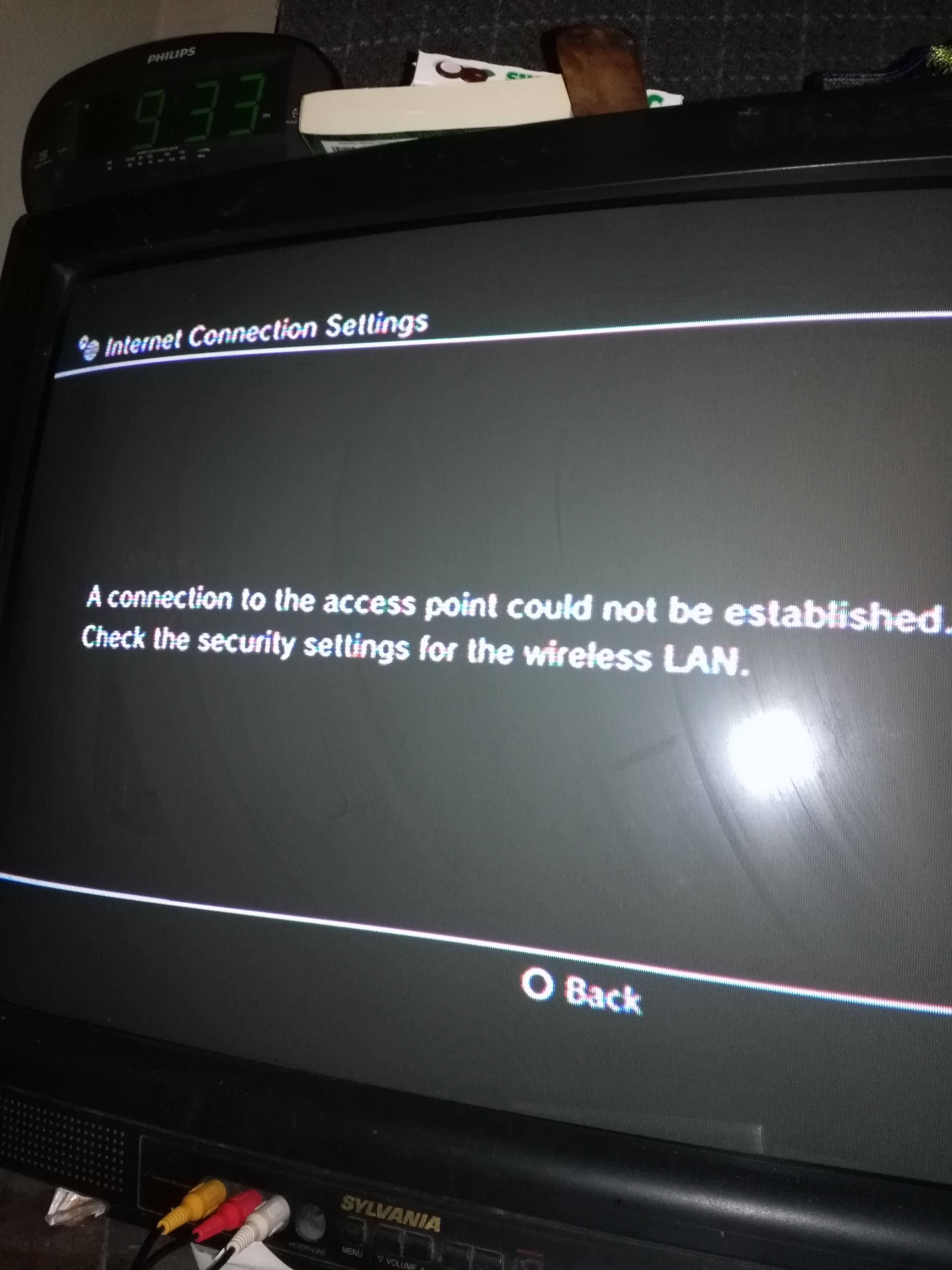This is what i get on both my ps3 & ps4 whwn trying to connect