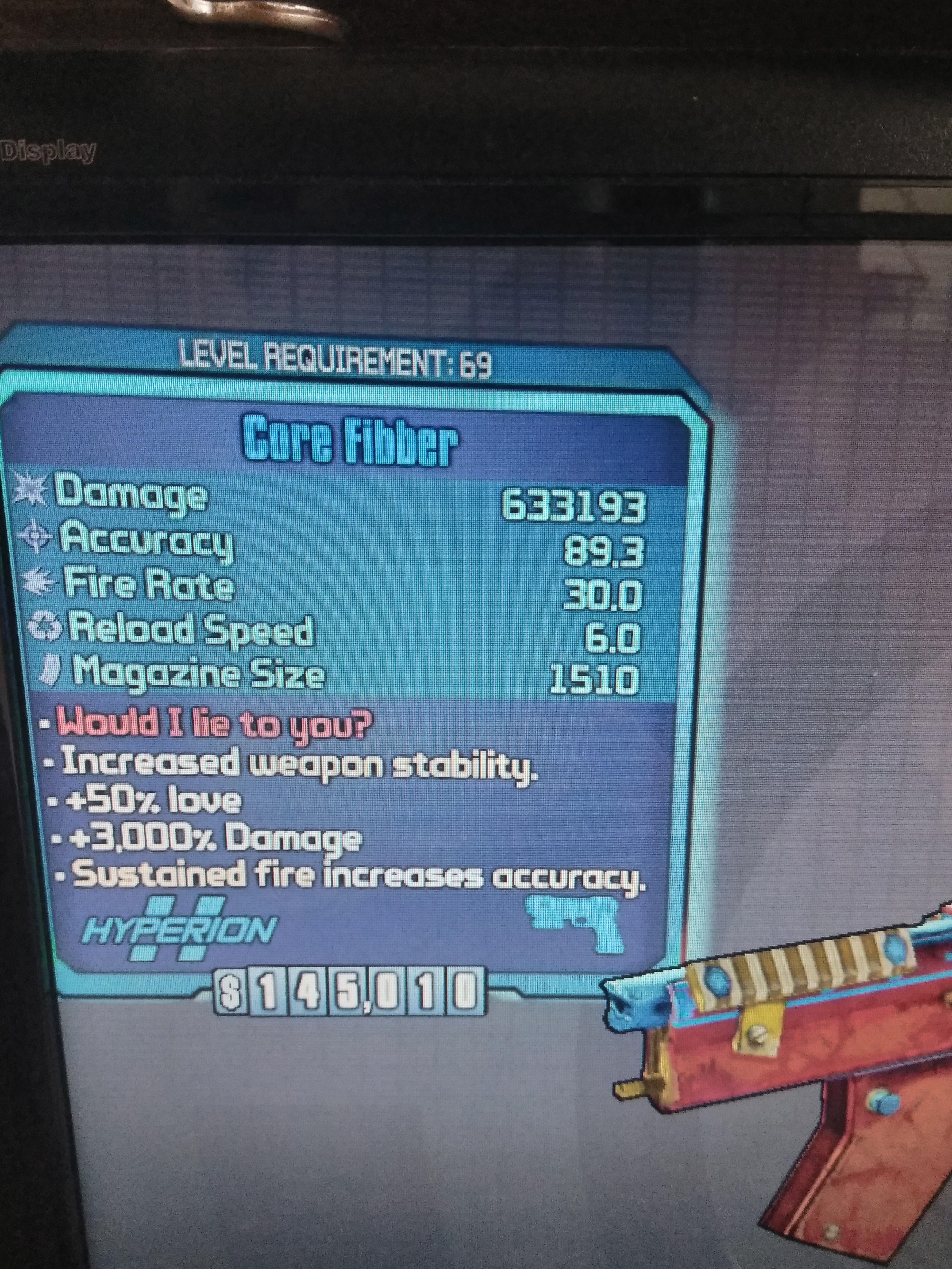Ricochet fibber??? Borderlands2