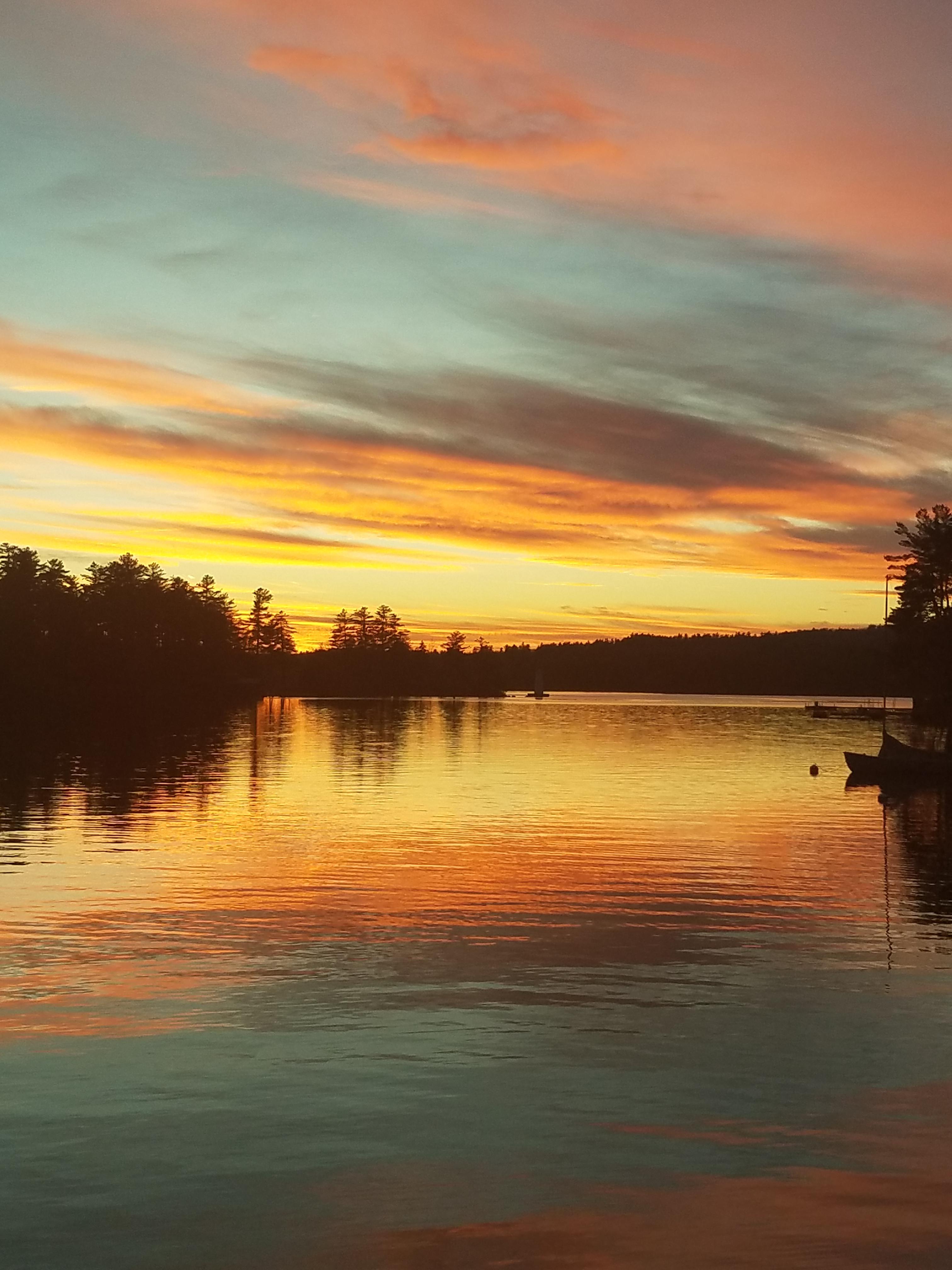 Why NH weather can surprise you on November 10th. Lake Sunapee, NH r