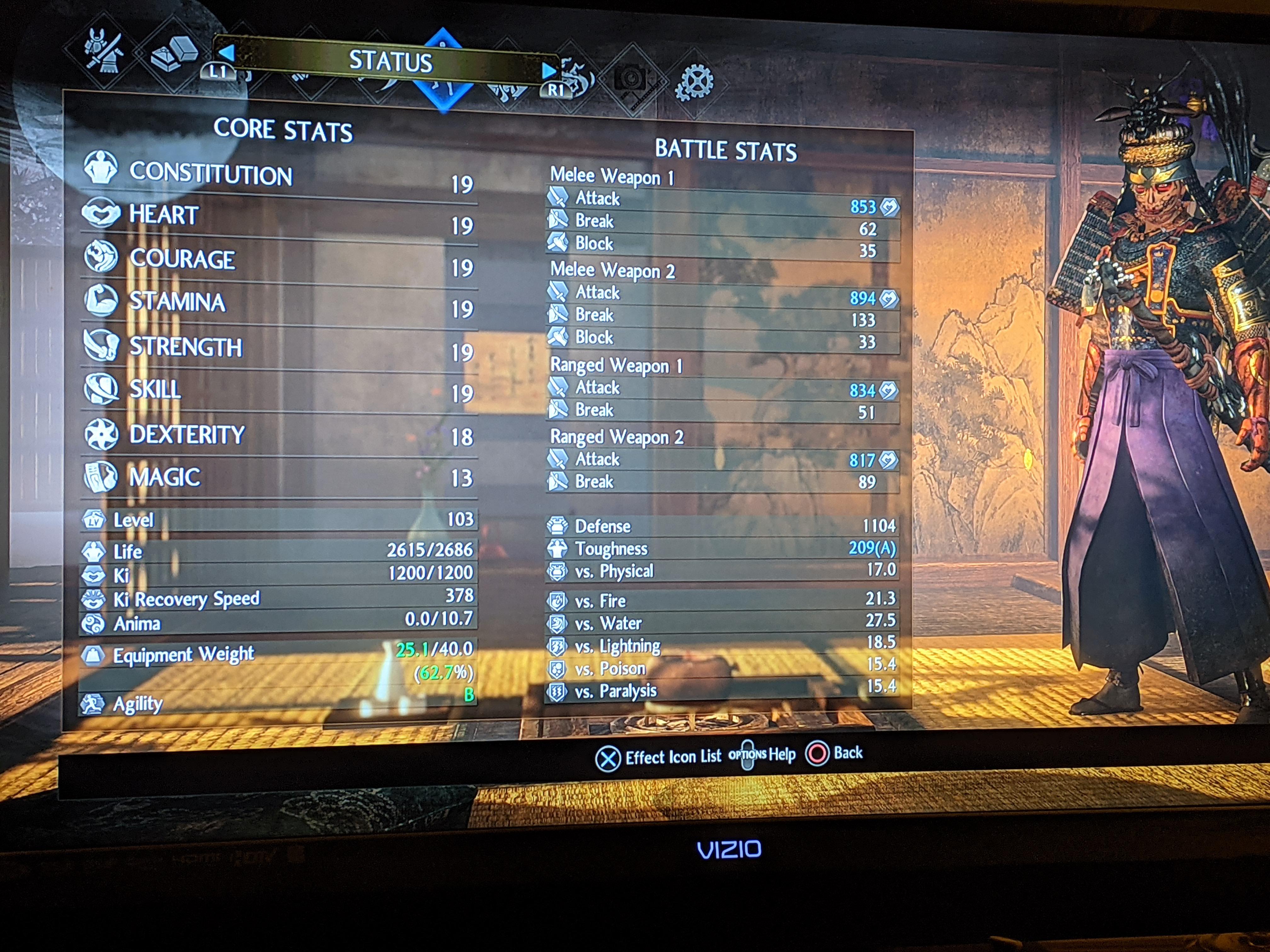 Where to go from here if I want to focus on tonfa/odachi for now? Nioh