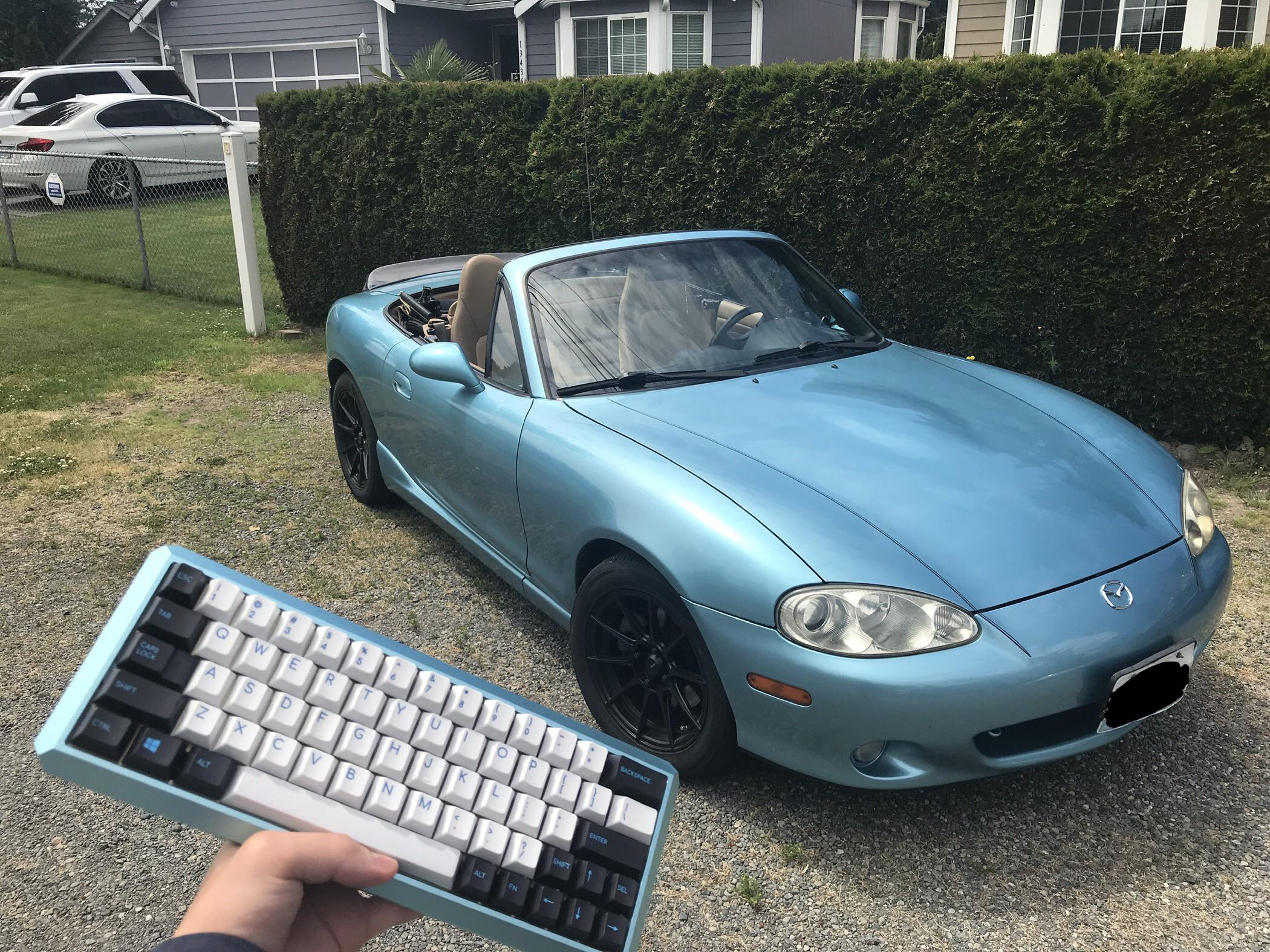 Image building a keyboard to match your car. r/MechanicalKeyboards