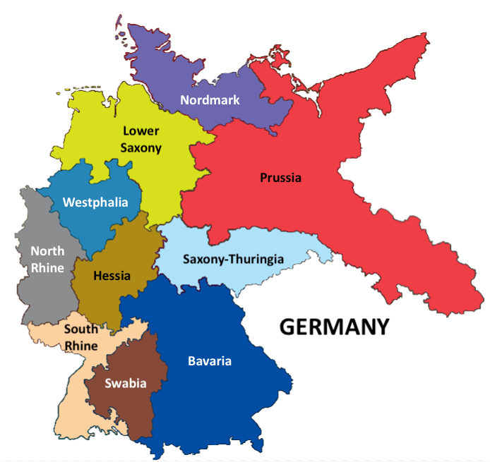 German States if only East Prussia was lost after WWII r/imaginarymaps