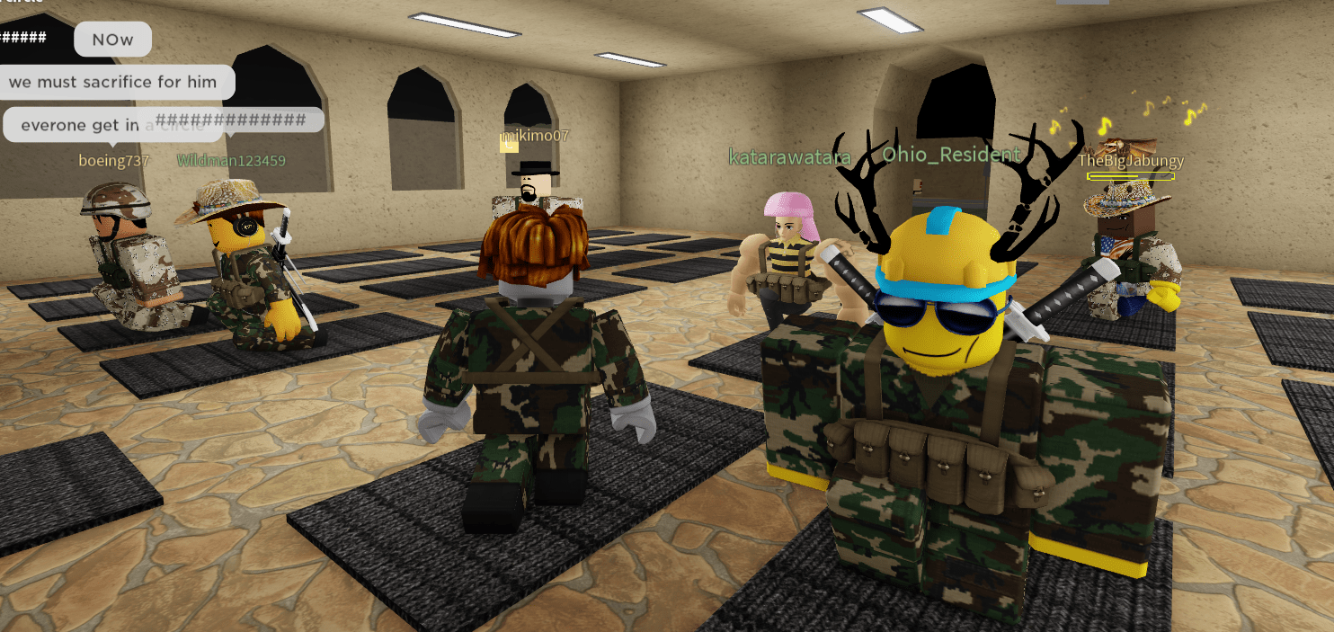 me and a friend gathered as many people as we could to praise Allah in