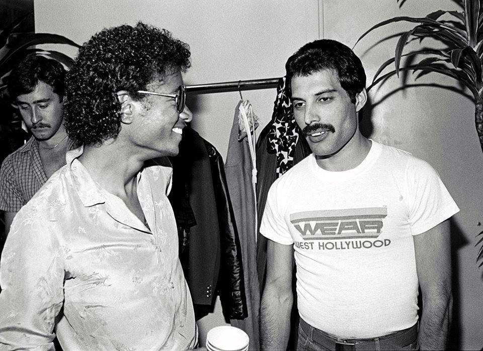 Michael Jackson and Freddie Mercury (1981) r/OldSchoolCelebs