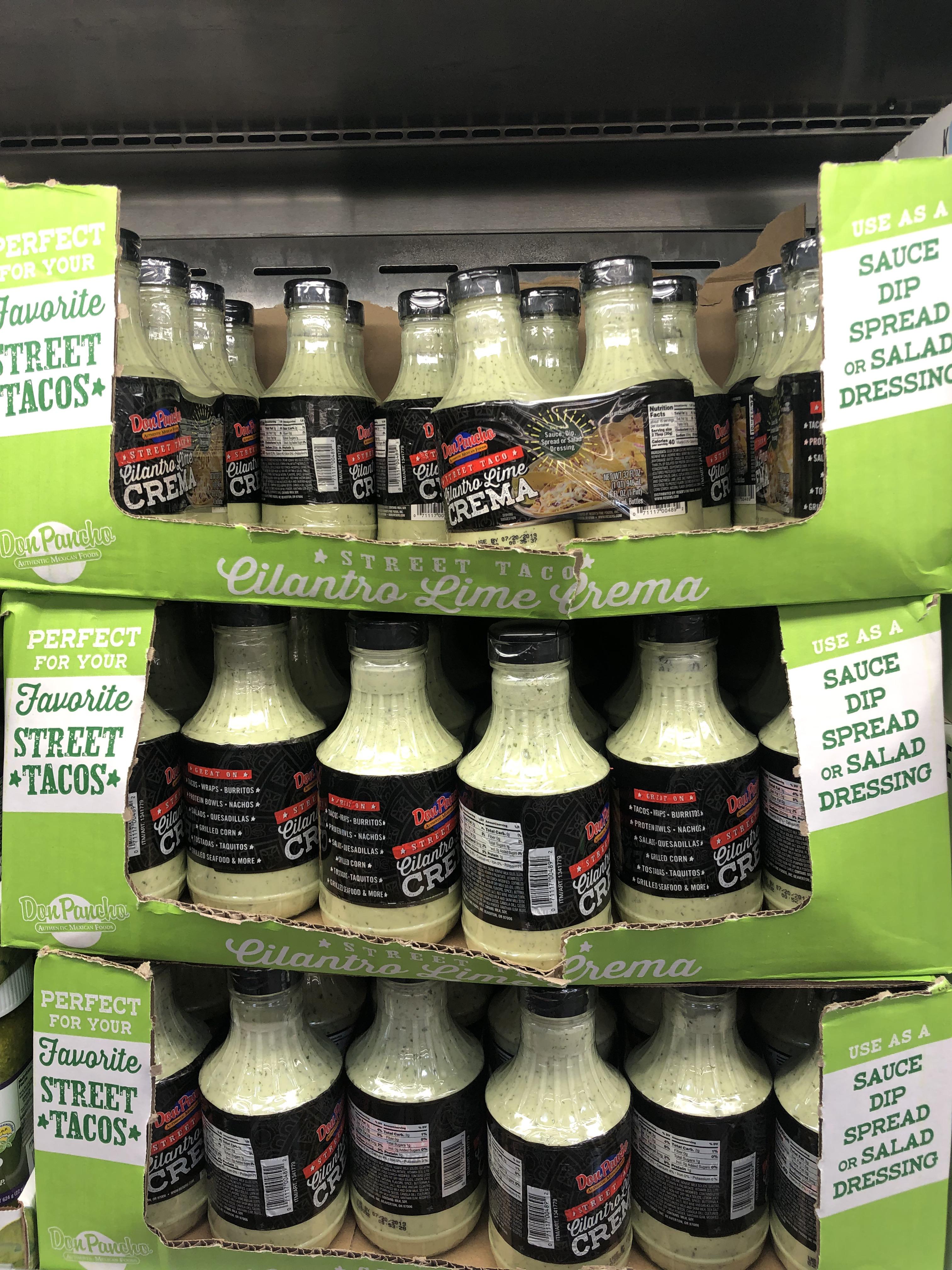 Costco now selling the yummy green sauce that comes with the street