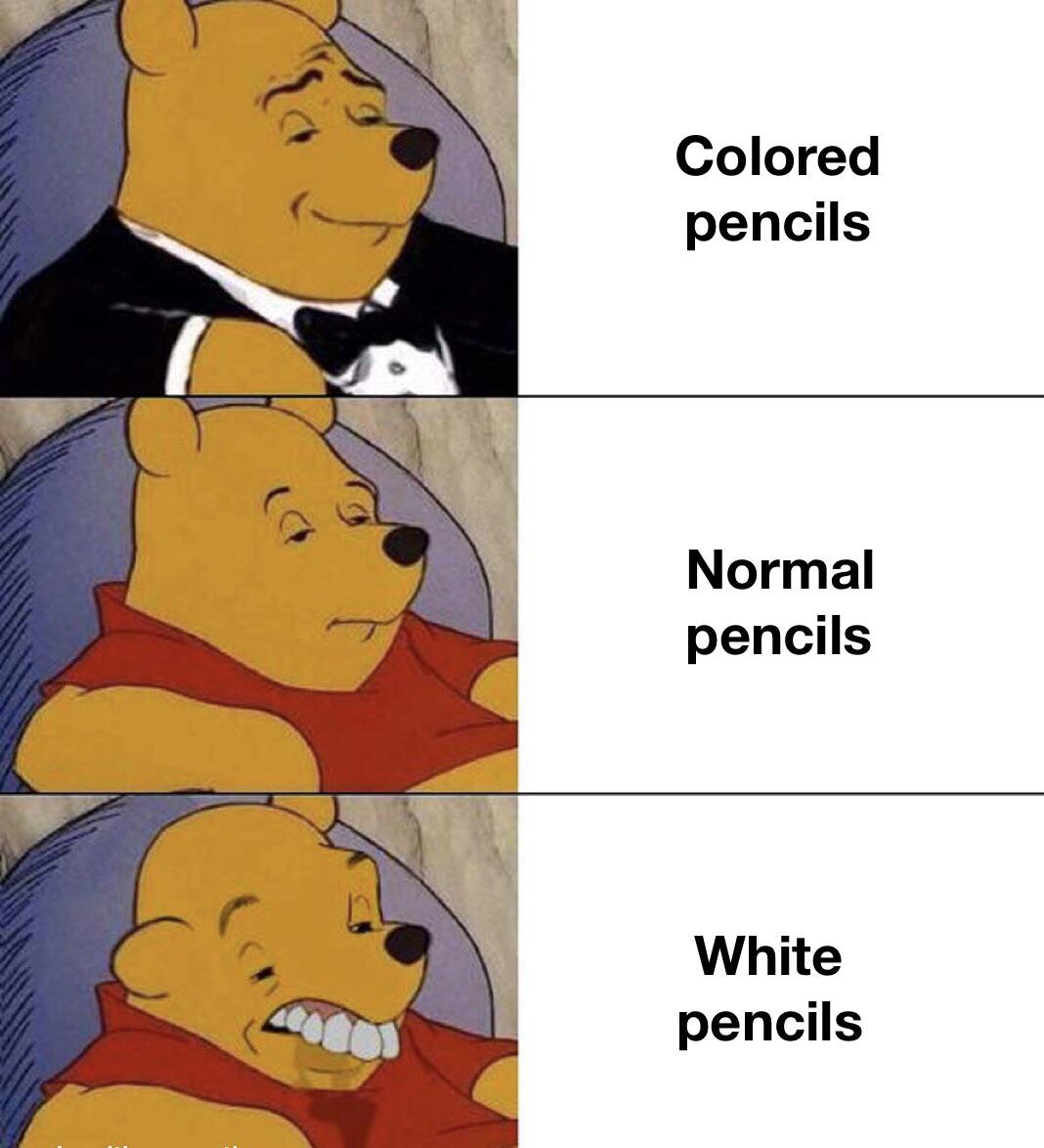 Skin colored pencils r/memes