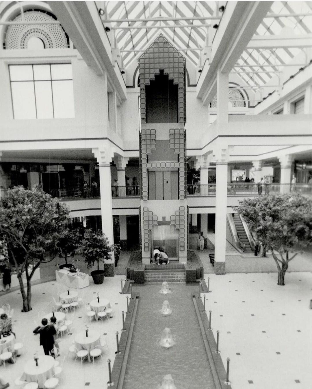 Promenade Mall before the renovation. Anybody remember them covering up