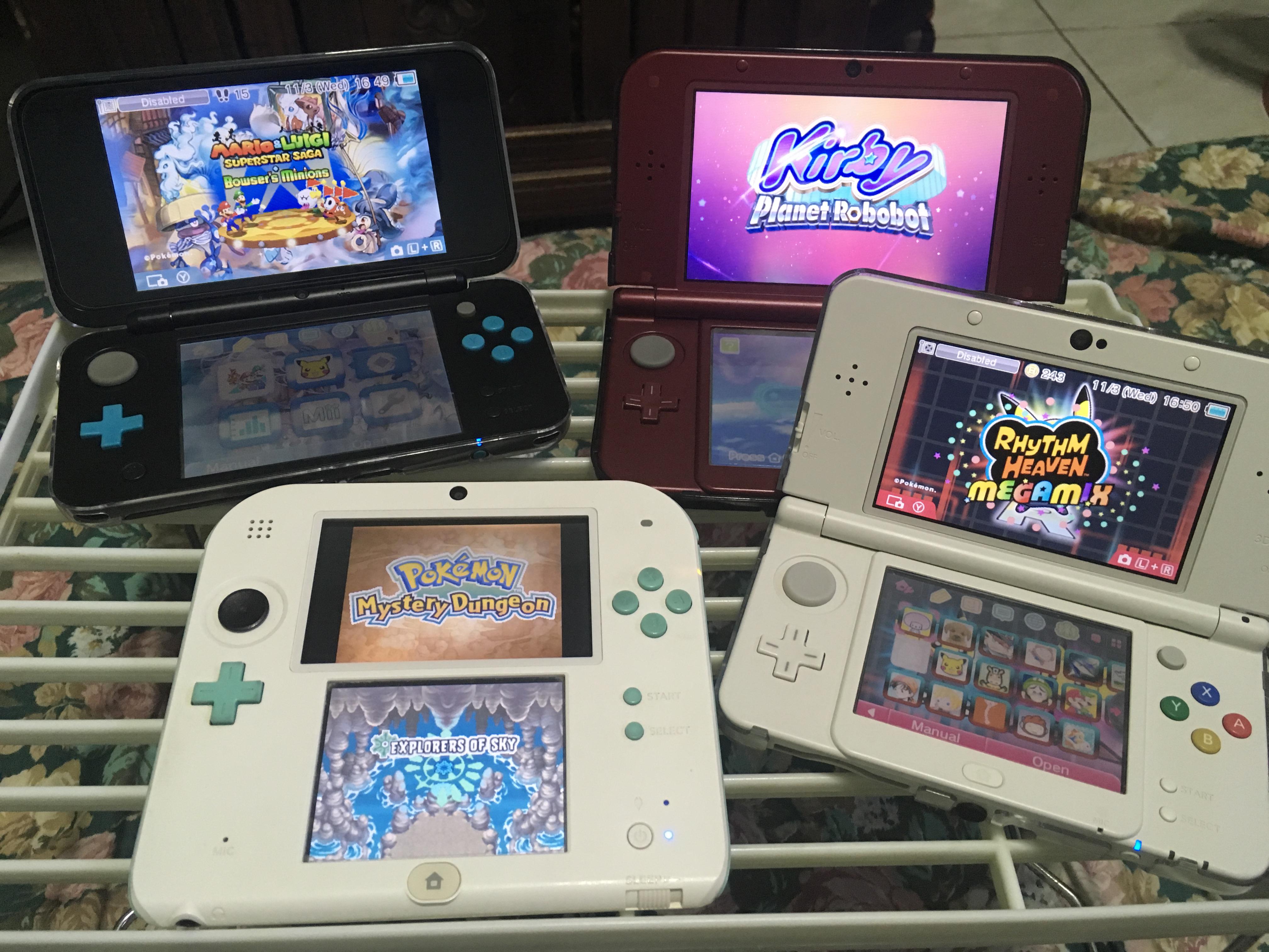 The Nintendo 3DS Family of Systems I've finished my collection of