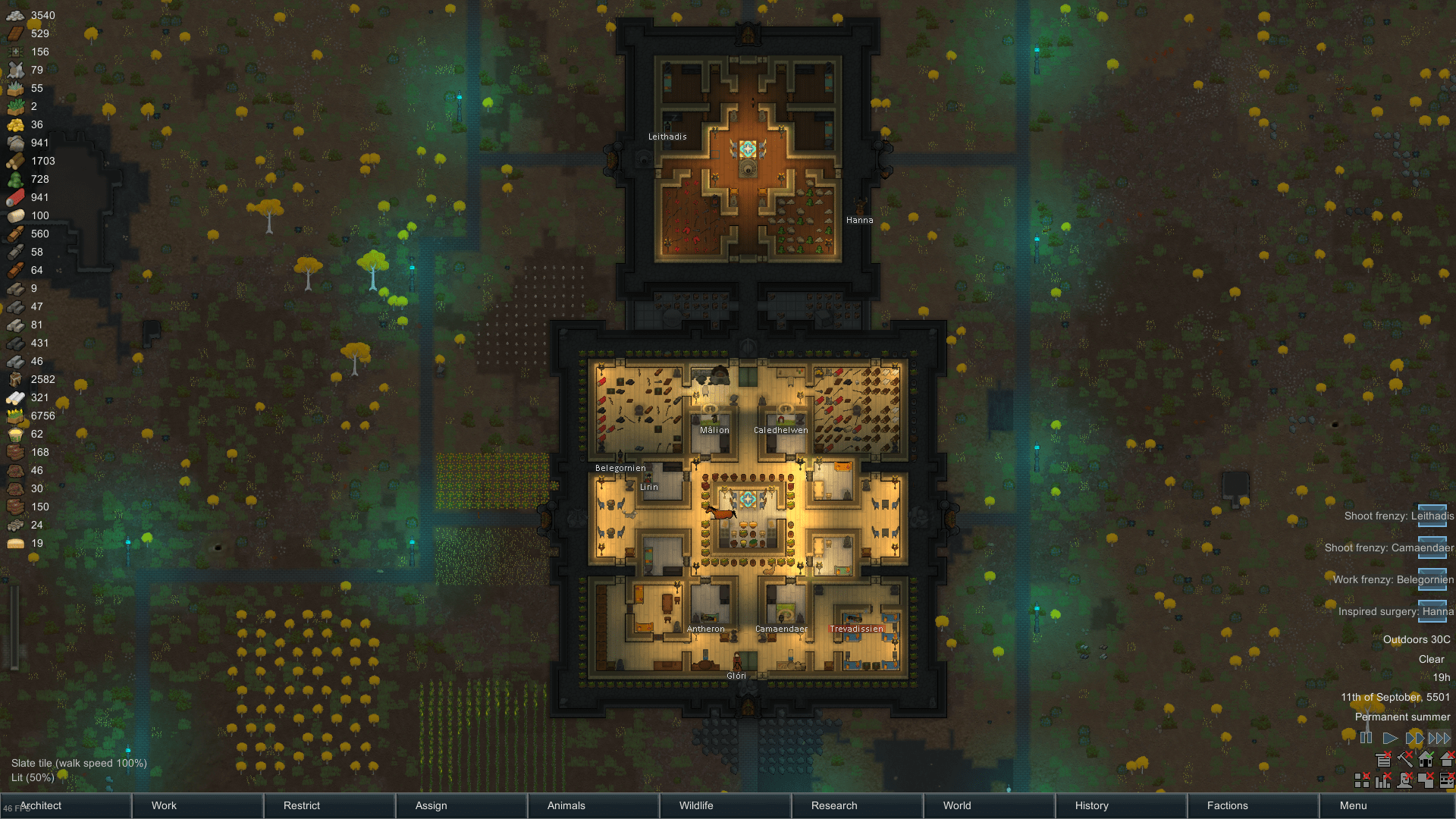 Lord of the Rims ¿Elven? castle RimWorld