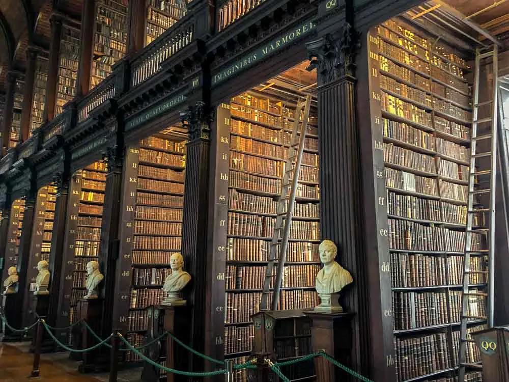 The jewel in Dublin’s literary crown is the Long Room at Trinity