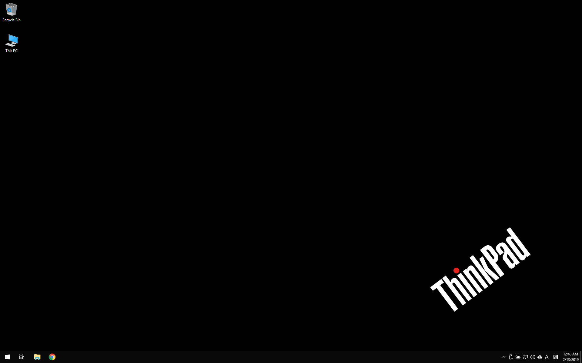ThinkPad Wallpapers Clean / Minimal / Black thinkpad