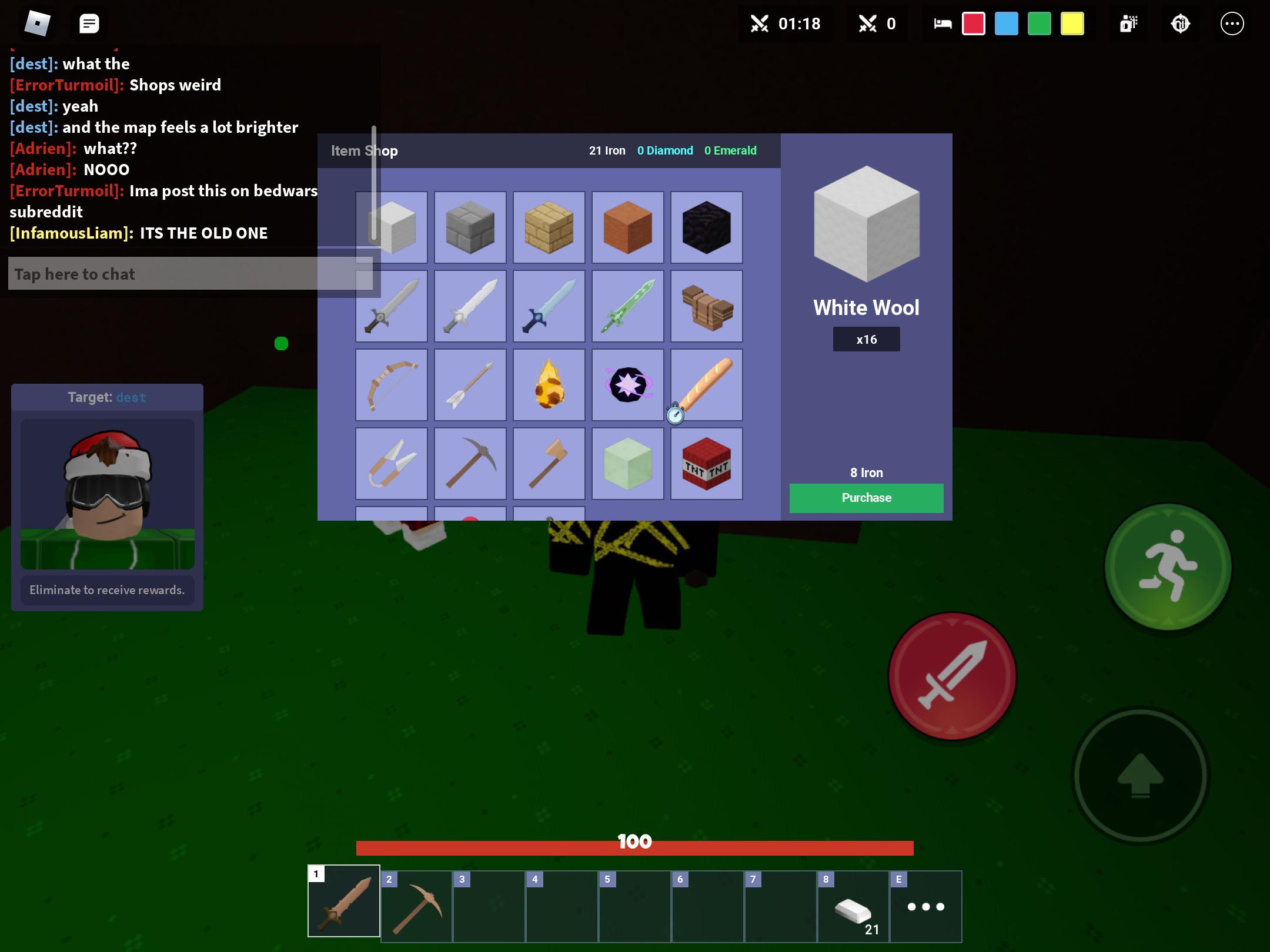 Old gangsta bedwars is back.. r/RobloxBedwars