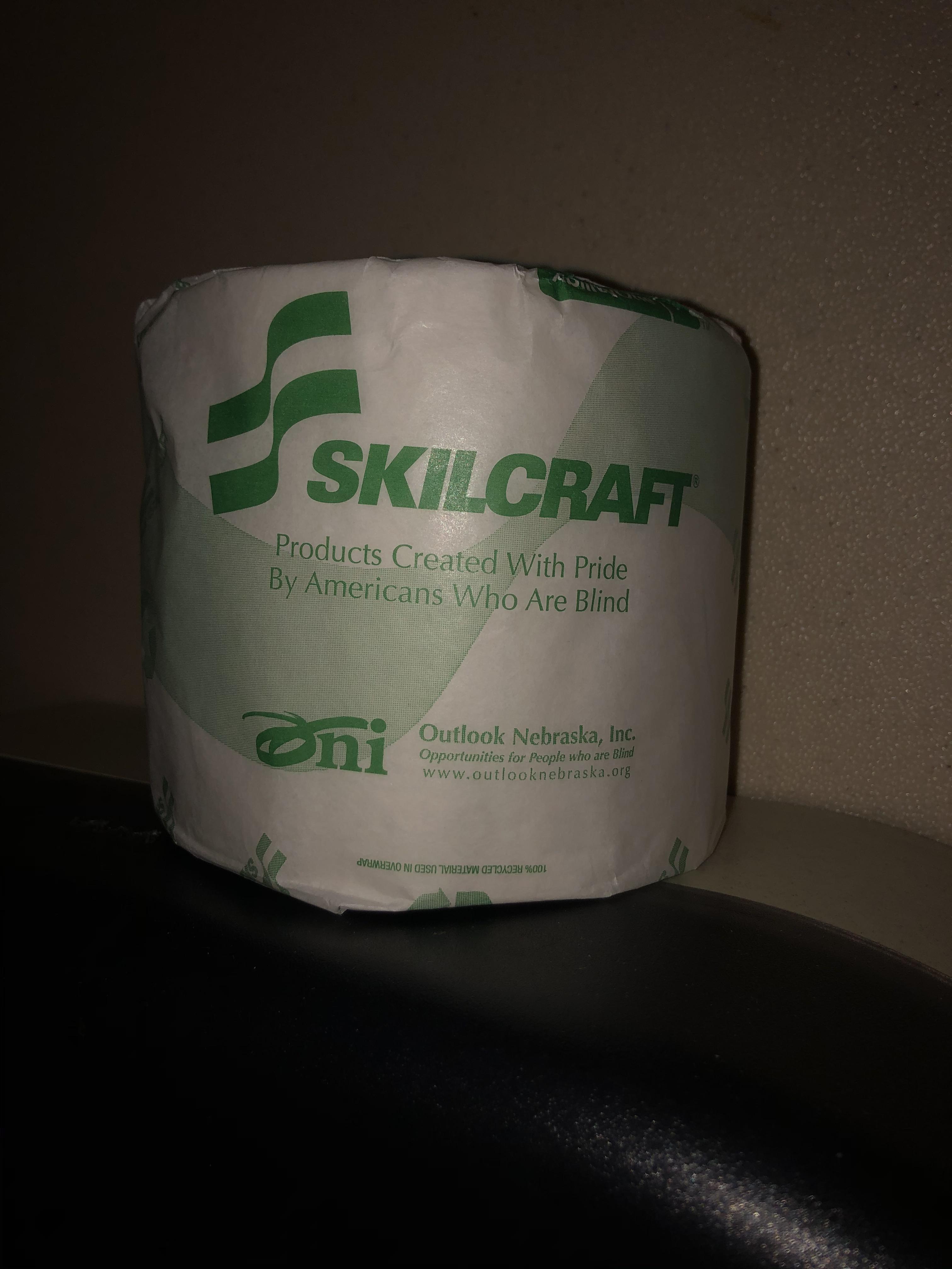 I’m in the army and it’s true, we use toilet paper made by blind people