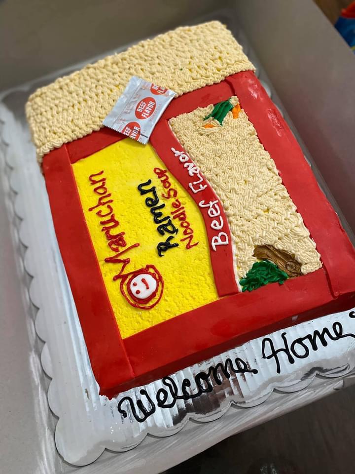 Ramen Noodle Cake r/FoodPorn