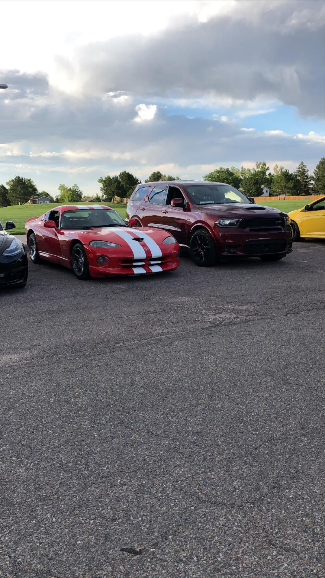My FoST is still in the shot but holy shit a Viper at my
