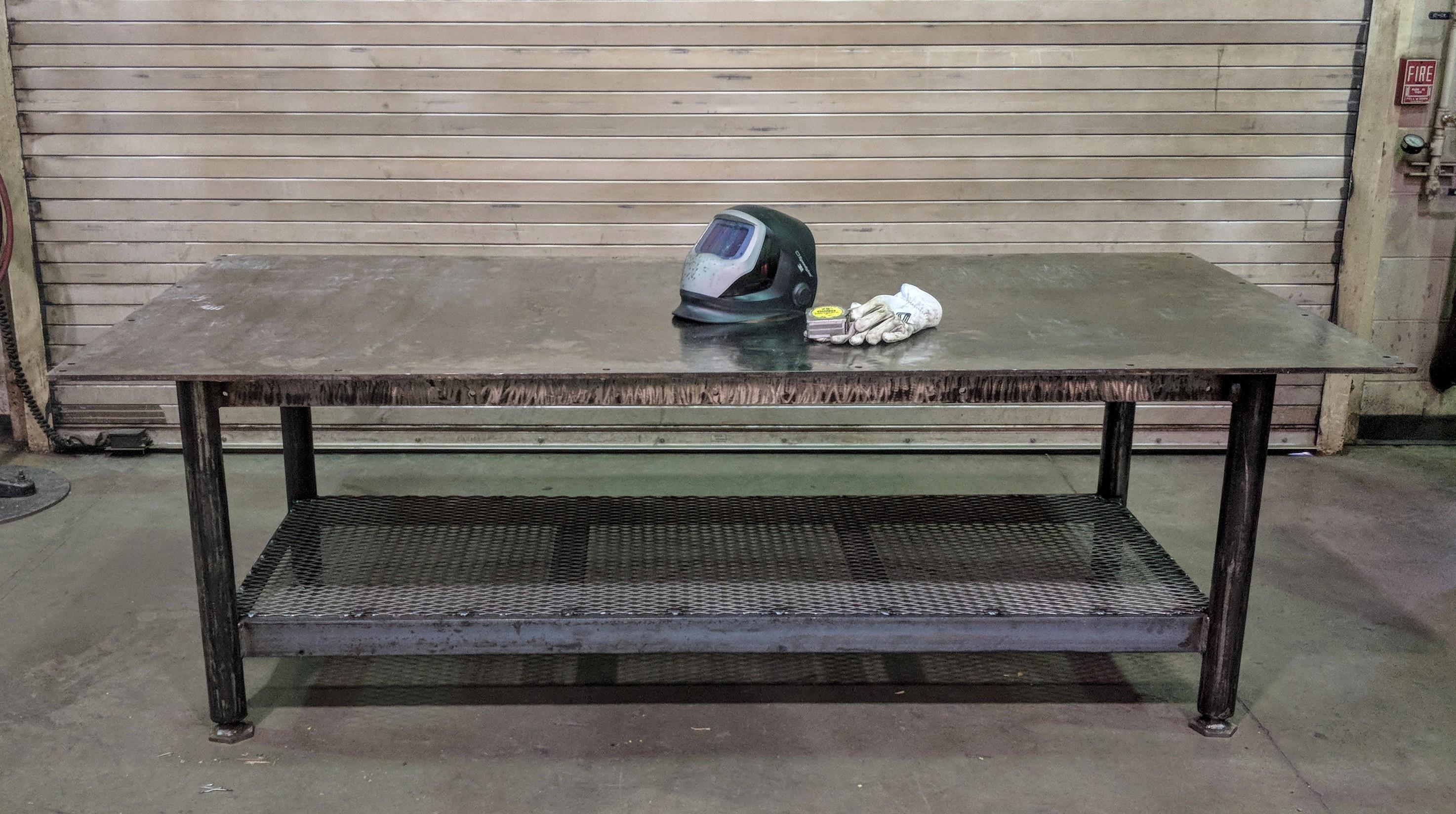 Okay, this time my welding table really is finished. What color should