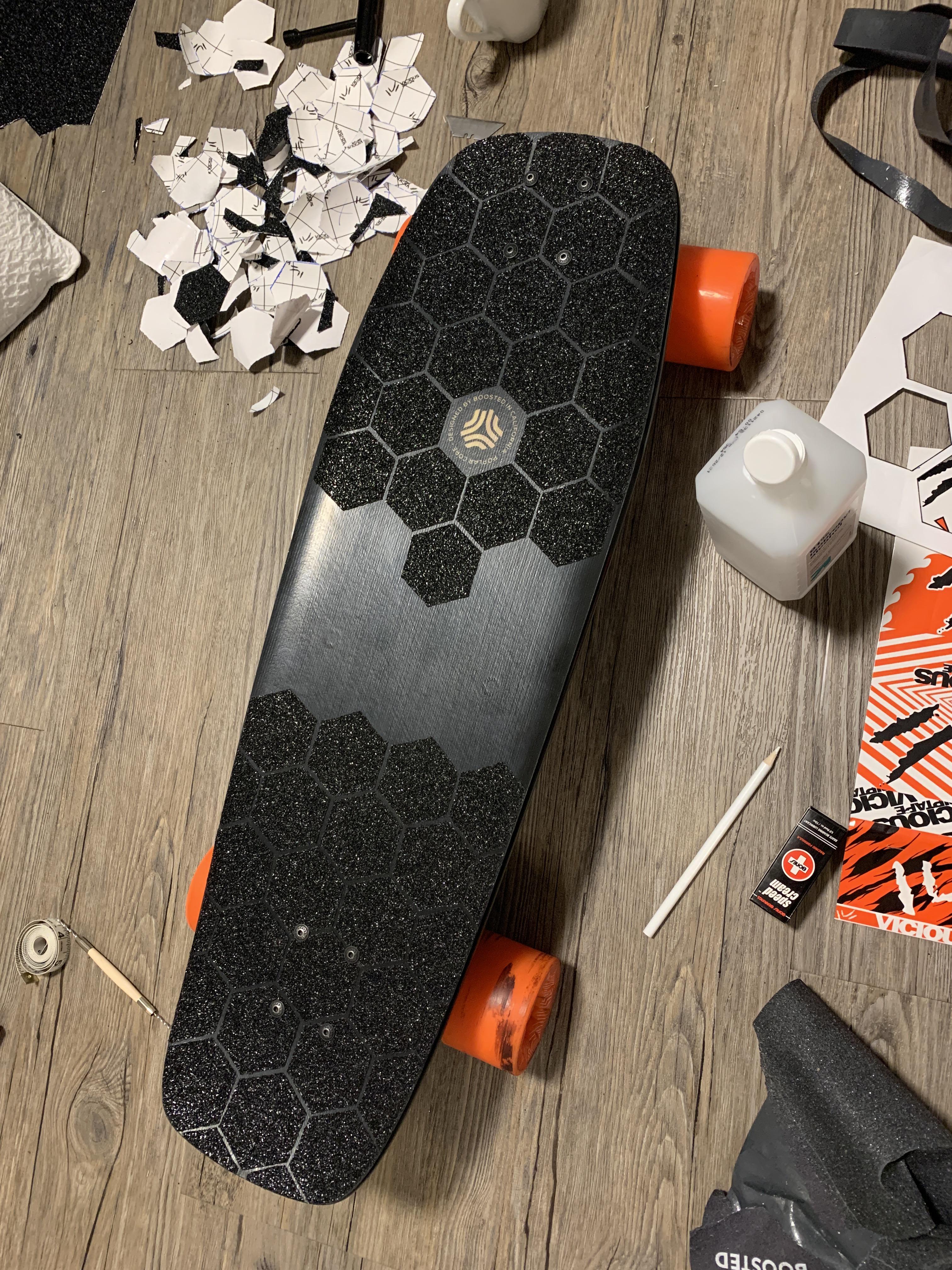 Vicious grip tape, I no longer have fingers but I like how it came out