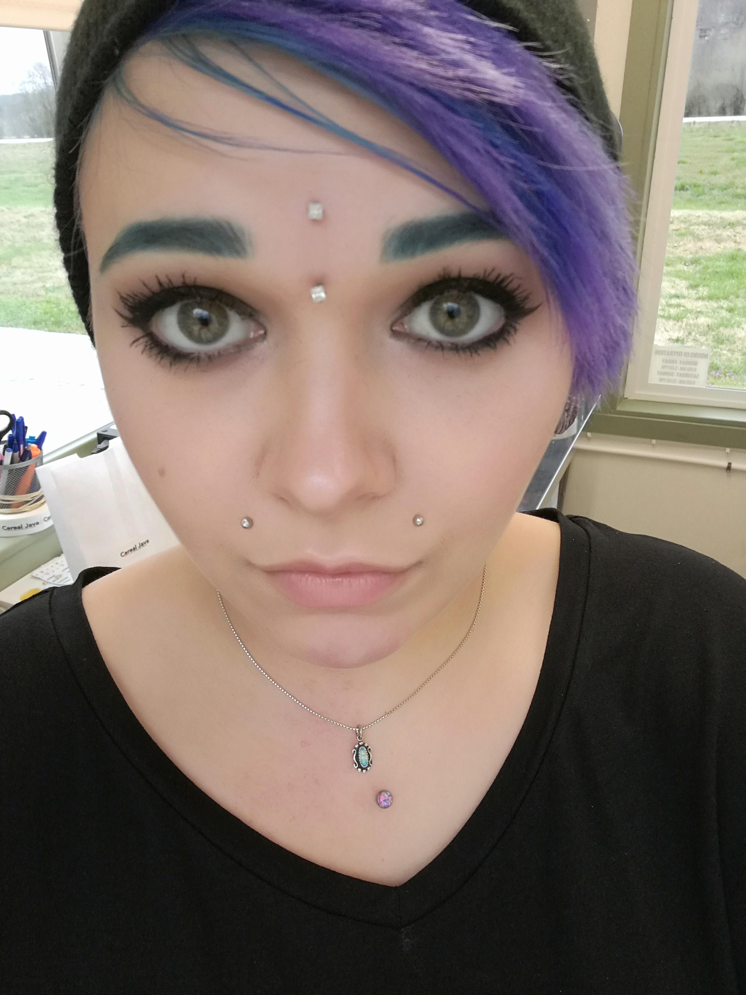 2 week old bridge piercing! r/piercing