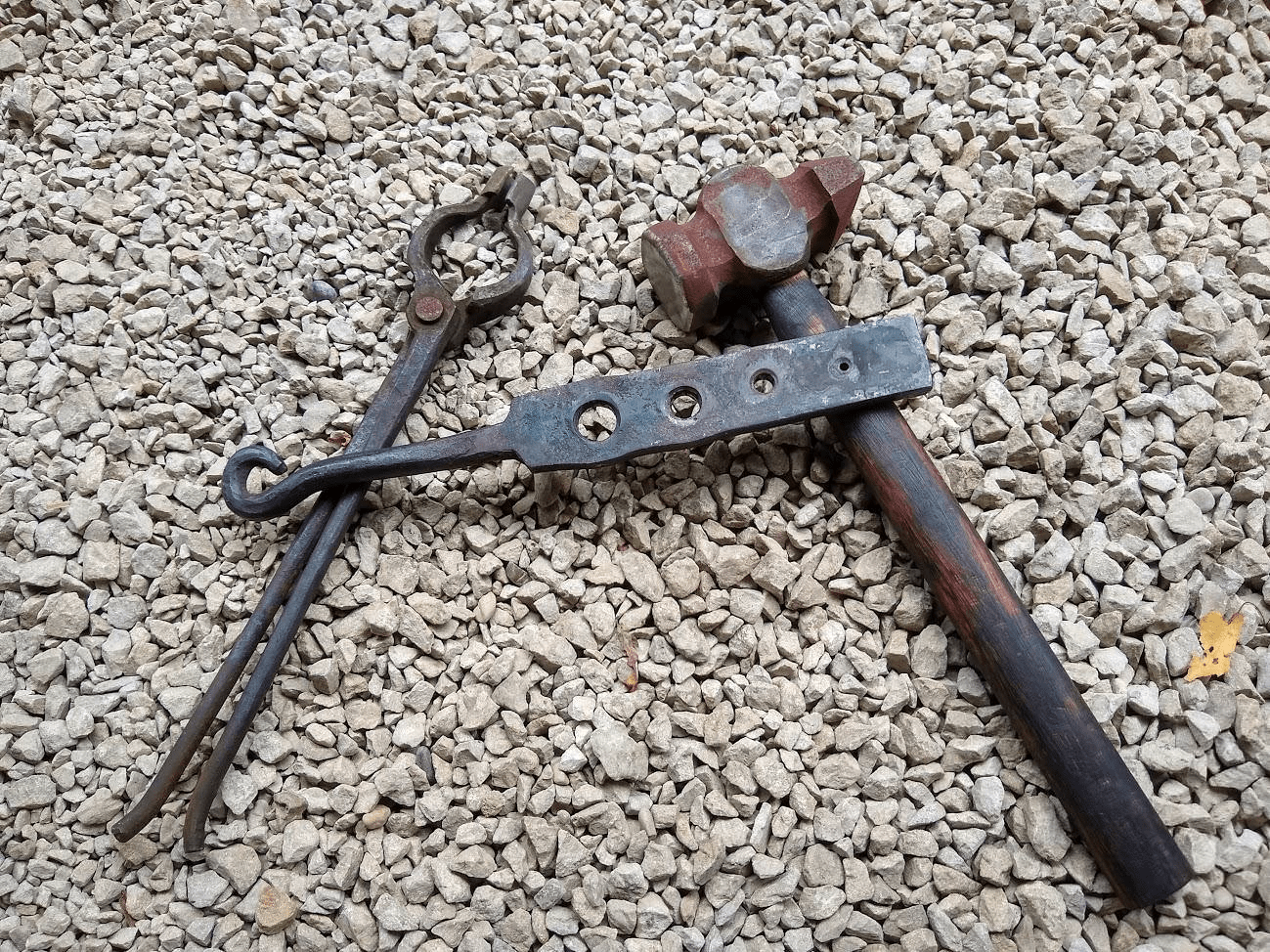 Bolster plate which I today r/Blacksmith