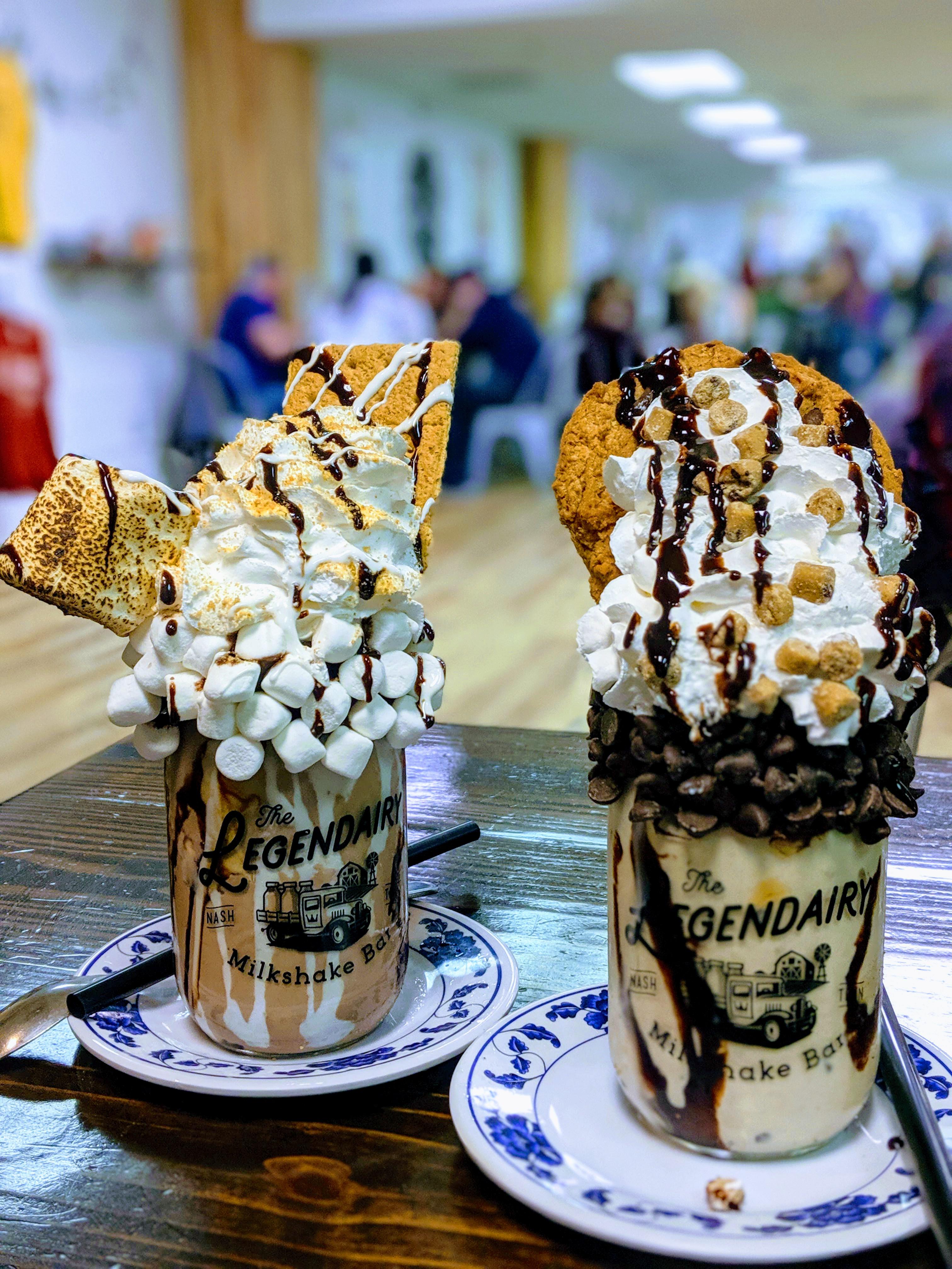 S'mores and Cookie Dough (Nashville The Legendairy Milkshake Bar) r/pics