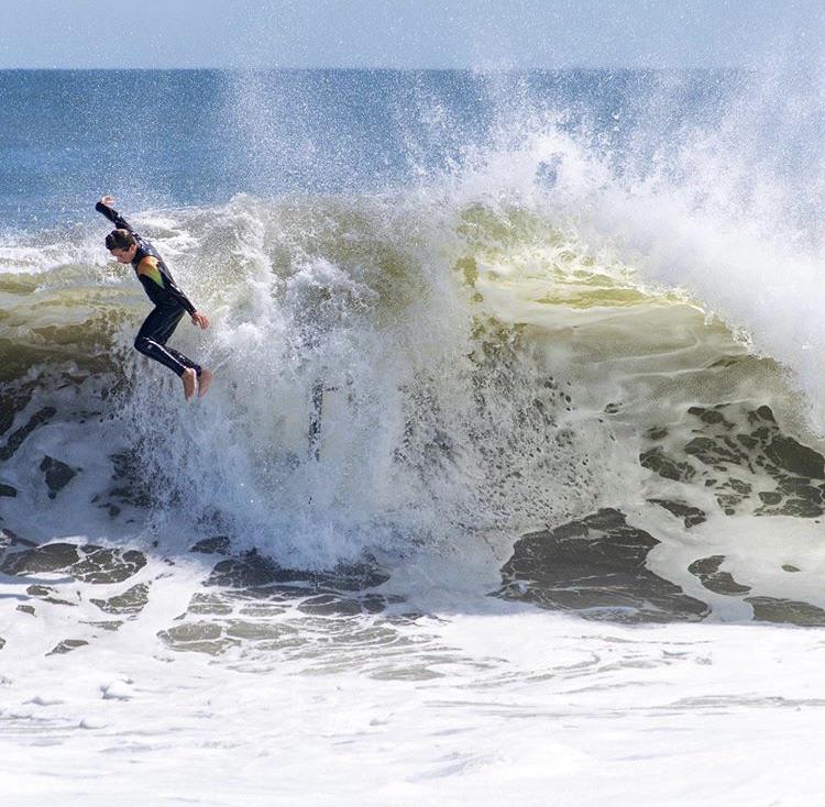 Heavy New Jersey surf r/surfing
