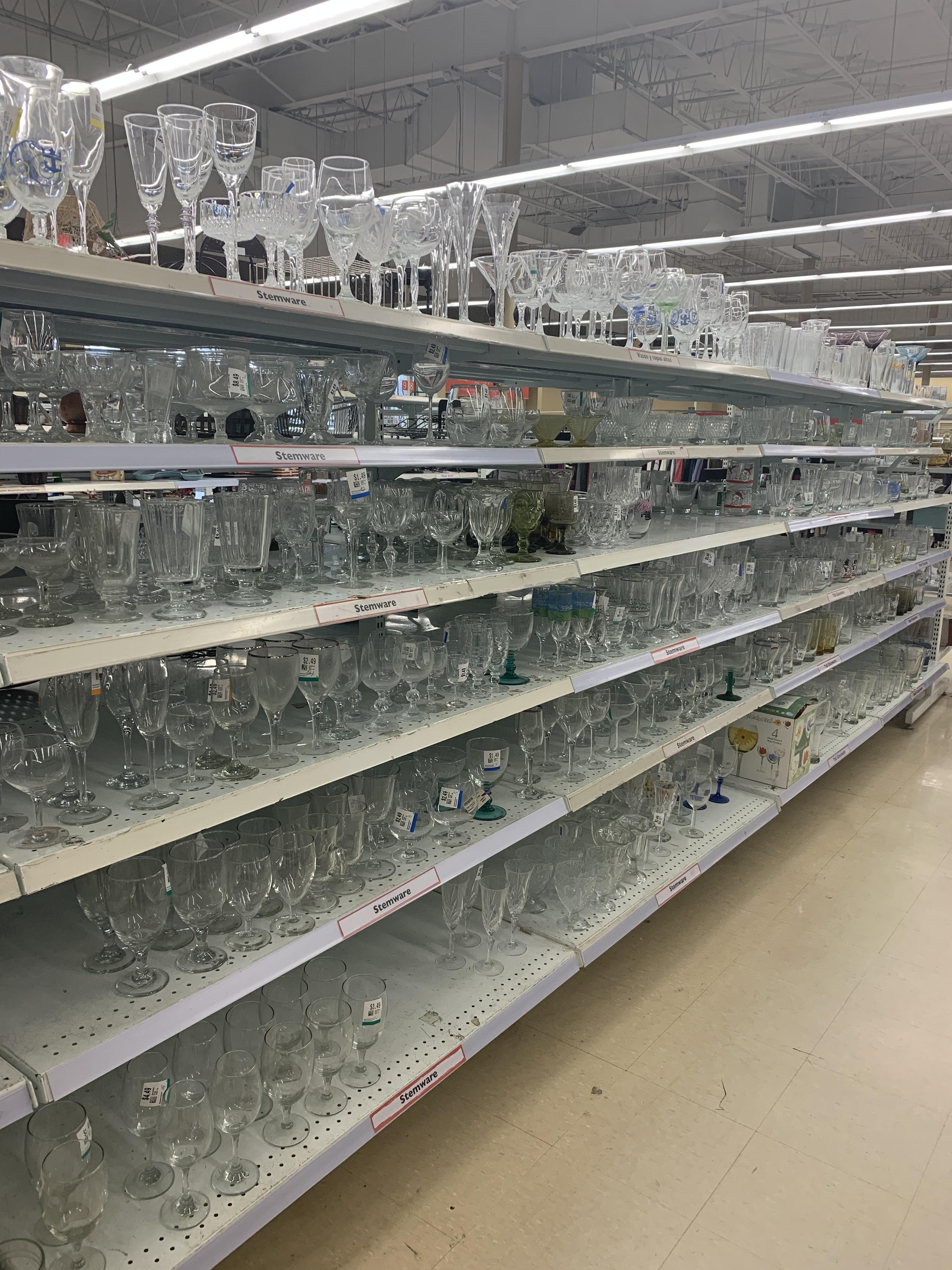 Where is your favorite place to get glassware? Mine is the local Savers