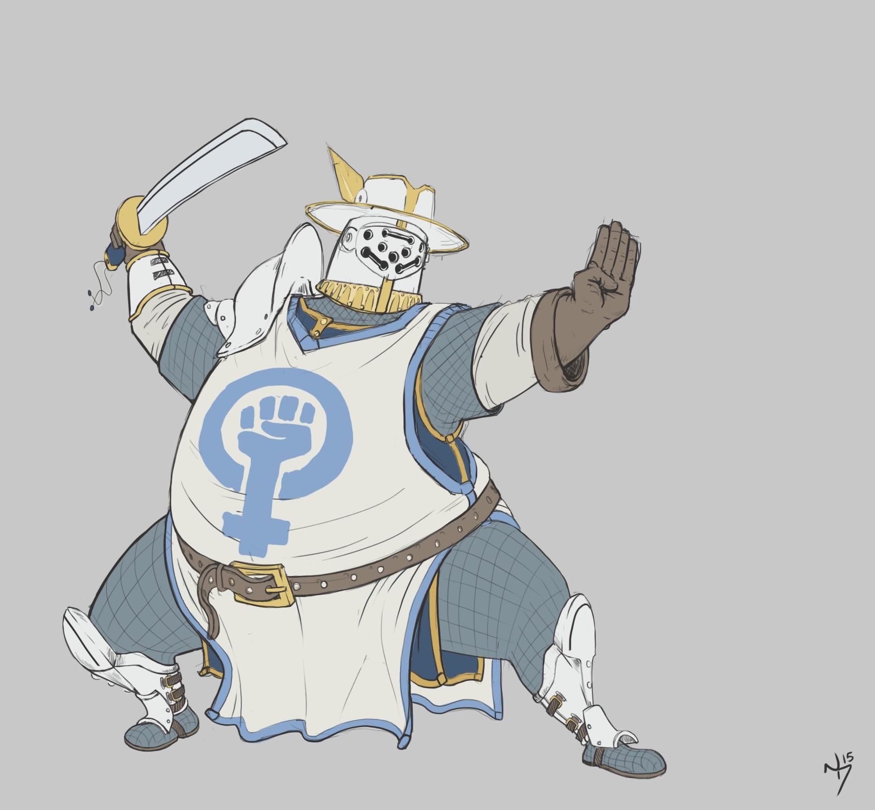 The White Knight, True Defender of m'lady Bossfight