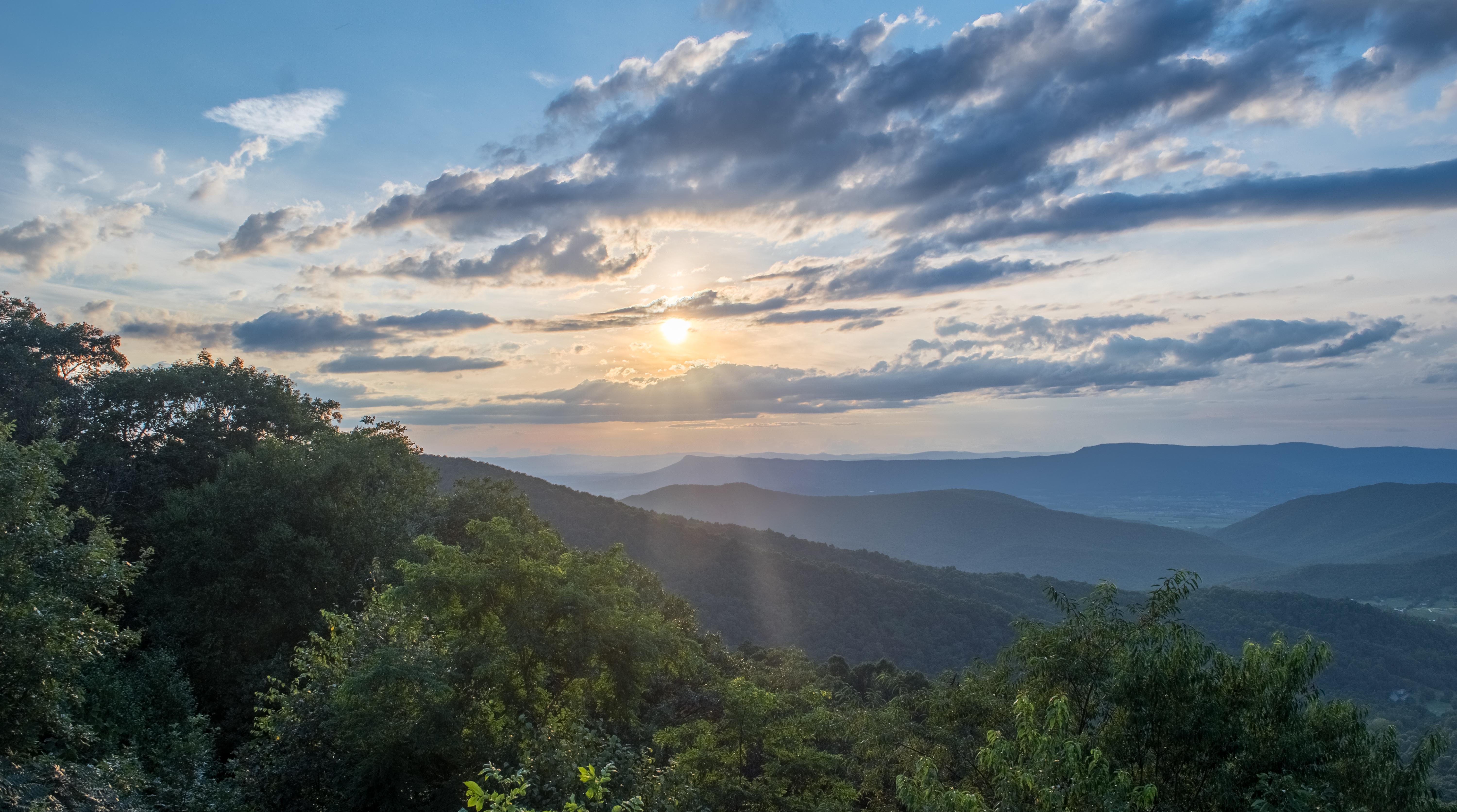 Shenandoah National Park from Skyline Drive, VA r/pics