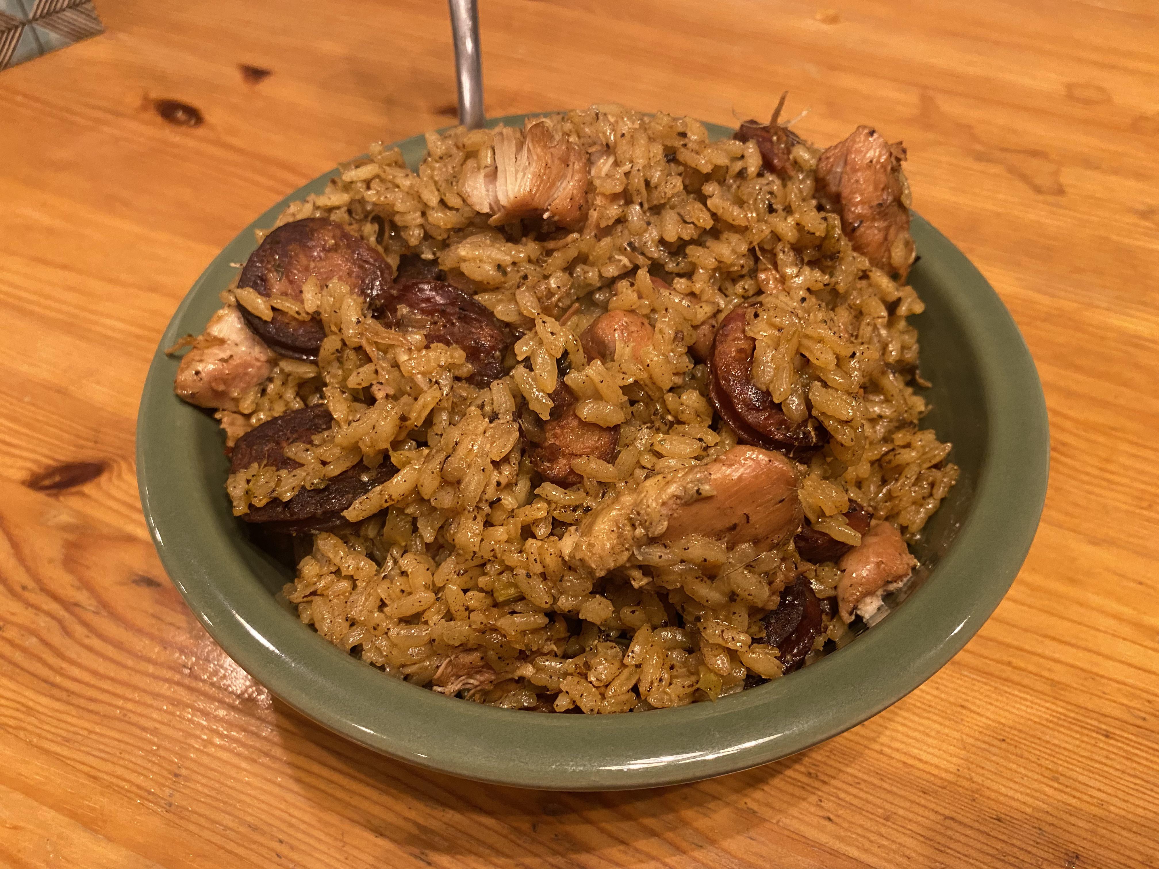 First jambalaya from scratch. r/cajunfood