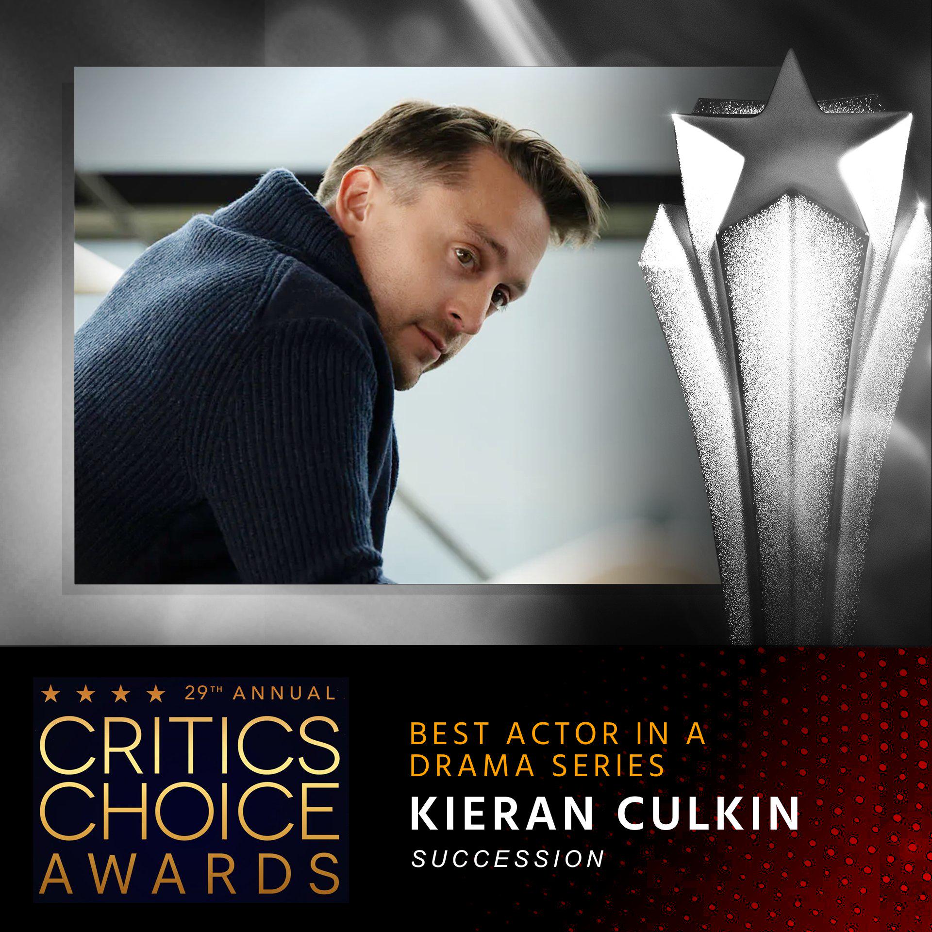 Kieran Culkin Wins Best Actor in a Drama Series at 2024 Critics Choice