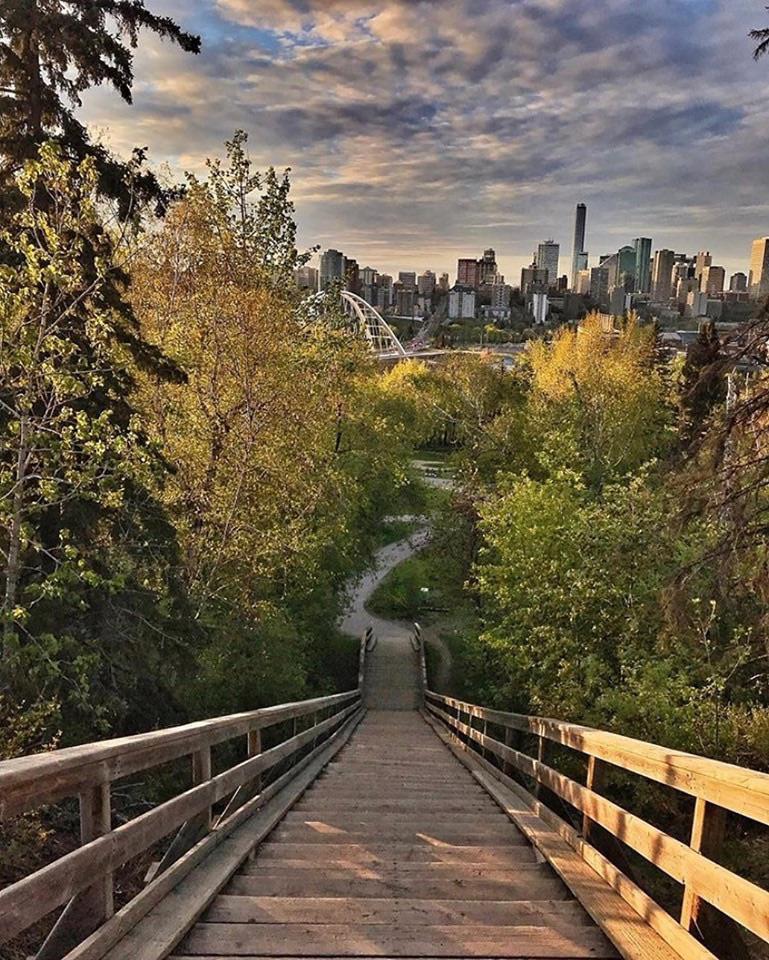 Awesome shot of the River Valley r/Edmonton