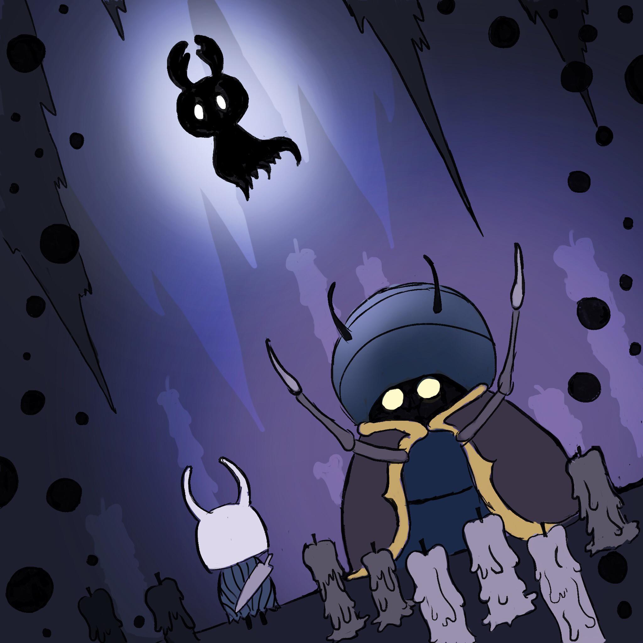 Made some Confessor Jiji fan art [oc] r/HollowKnight