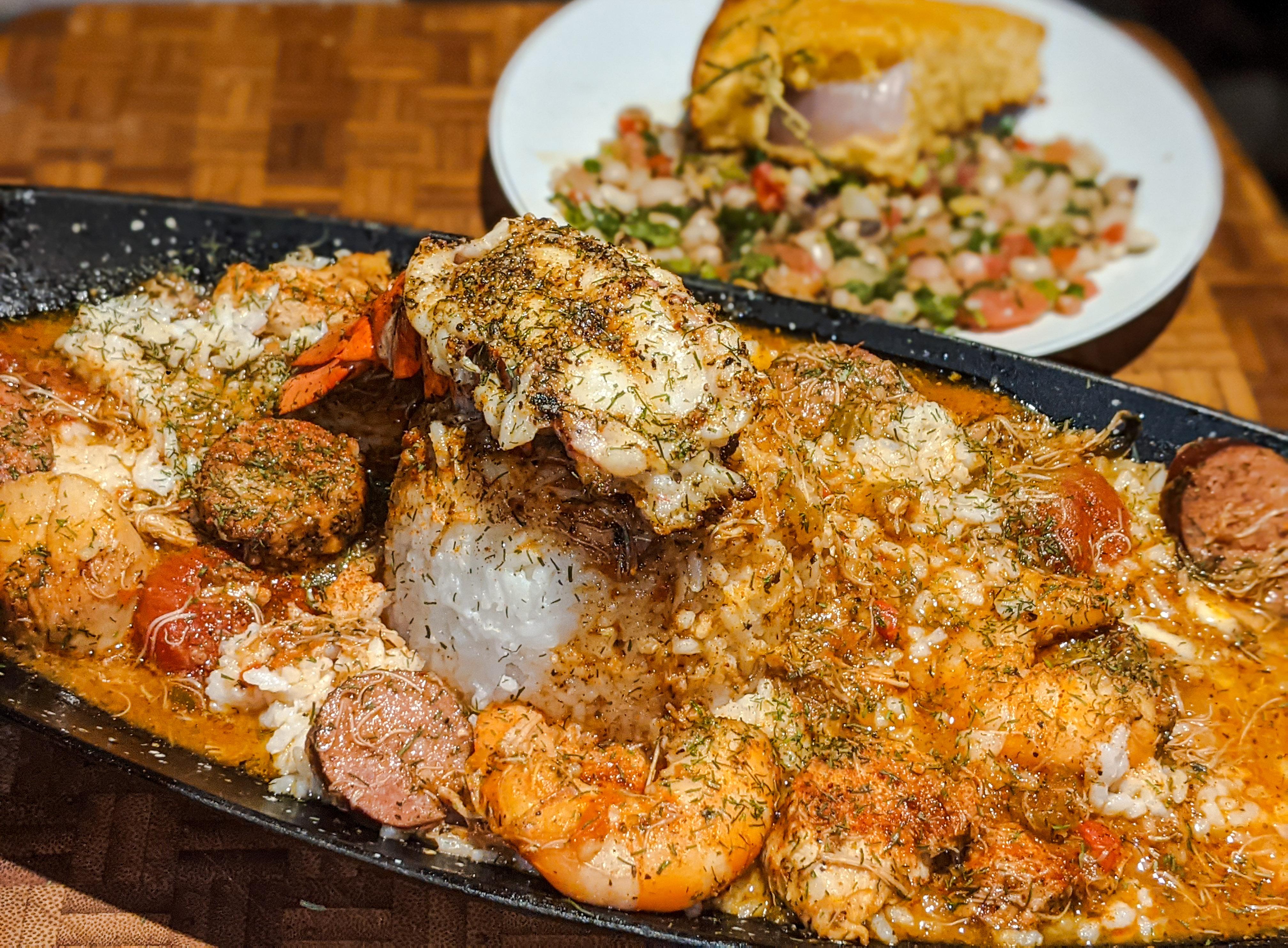 [Homemade] *Gumbo Deluxe Louisianastyle roux, lump crab, scallops