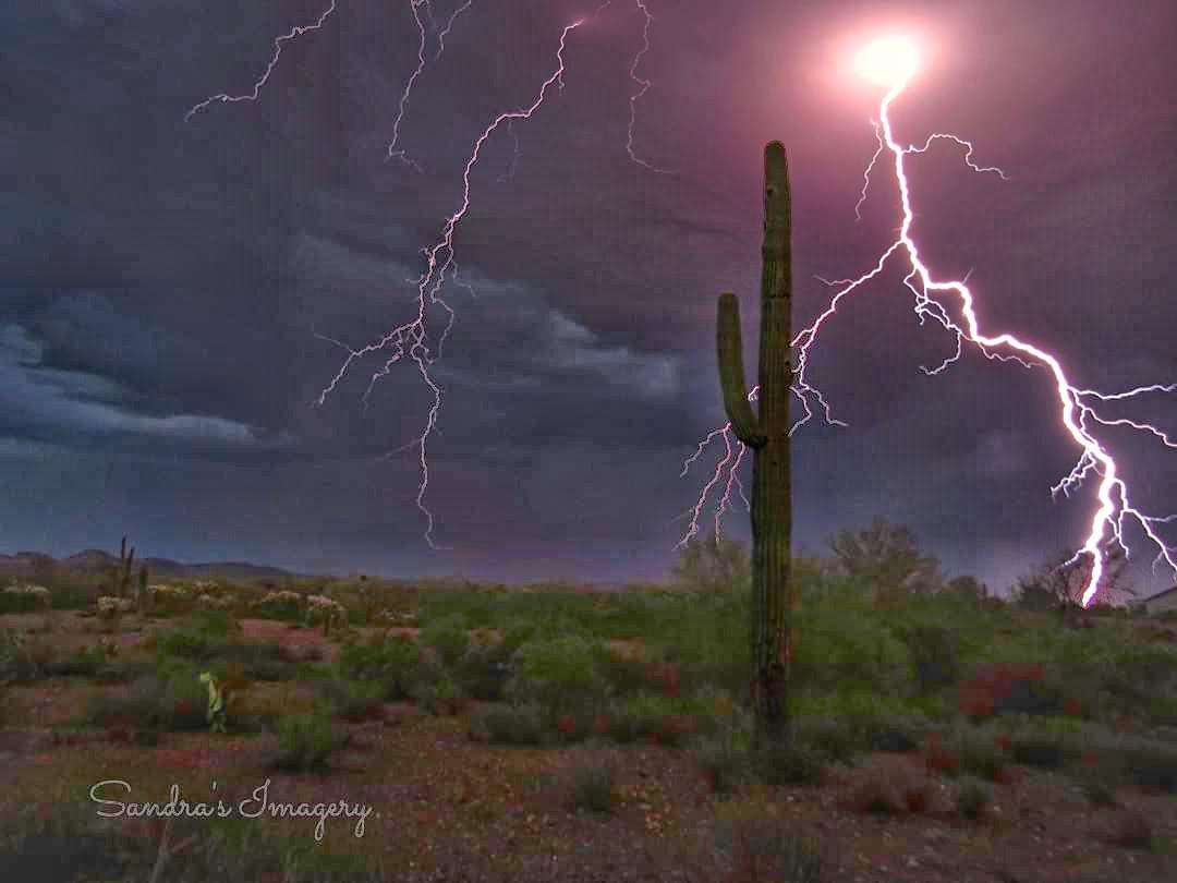 Desert Monsoon creates the best lightning shows. r/Lightning