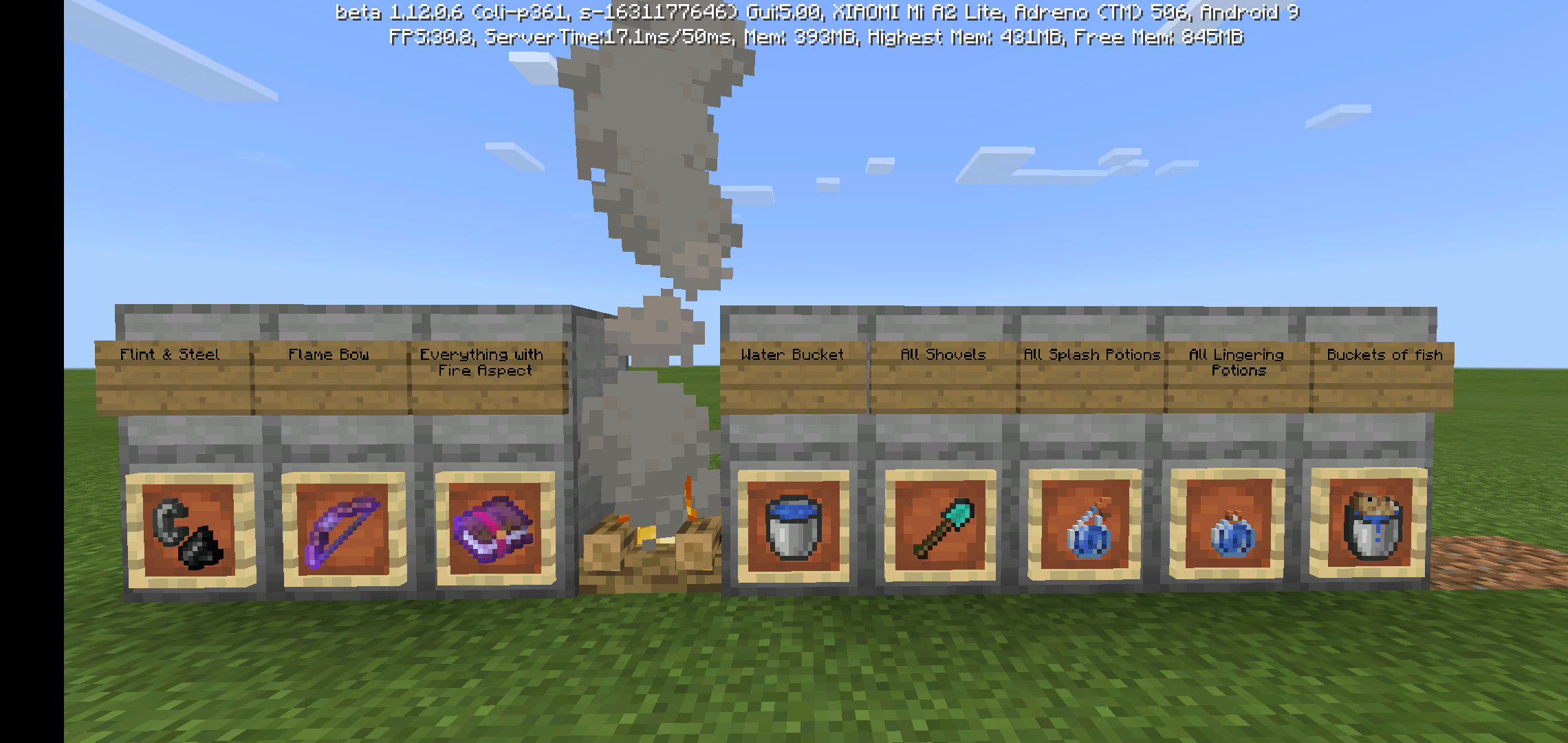 A useful guide to what can light and unlight campfires. (Light on the