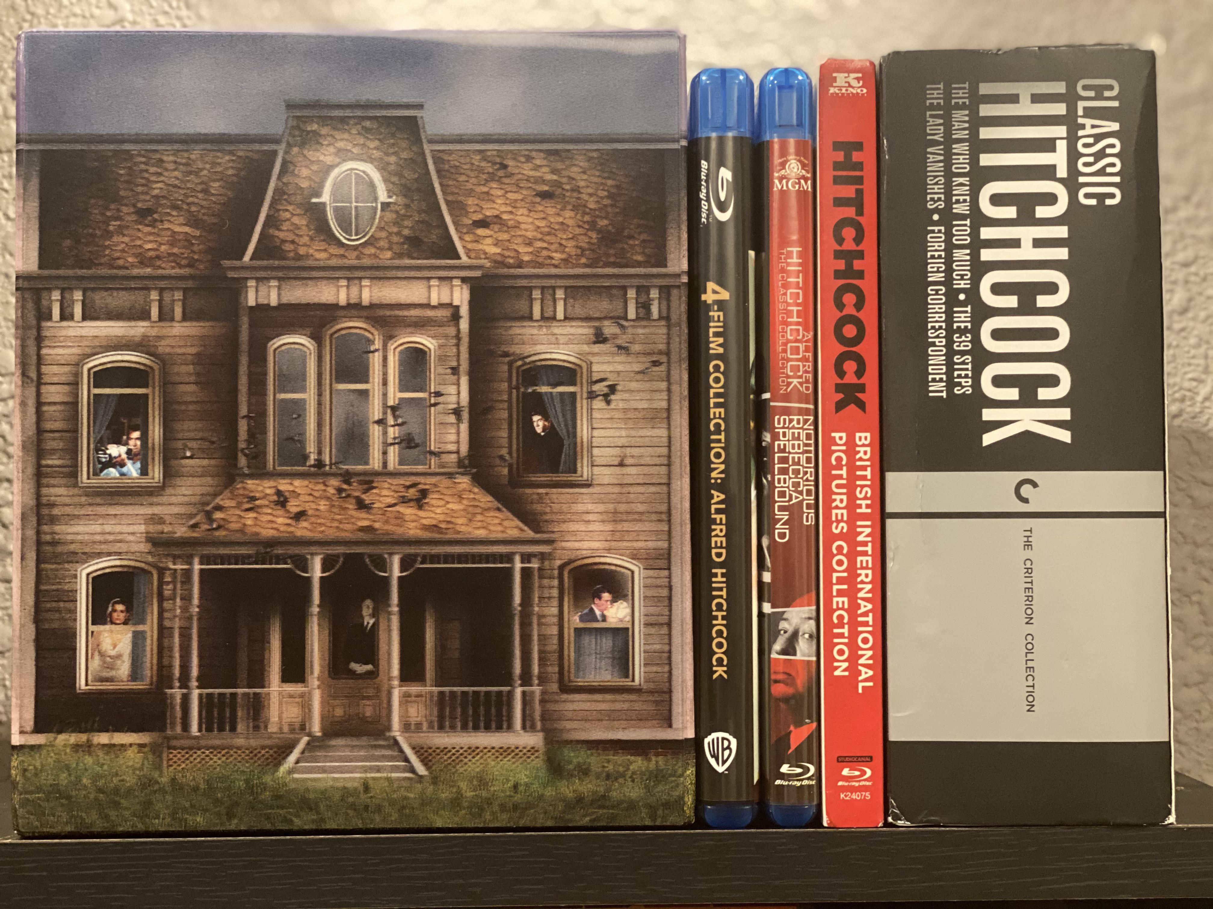 My Alfred Hitchcock Bluray Collection. He has so many movies I try and