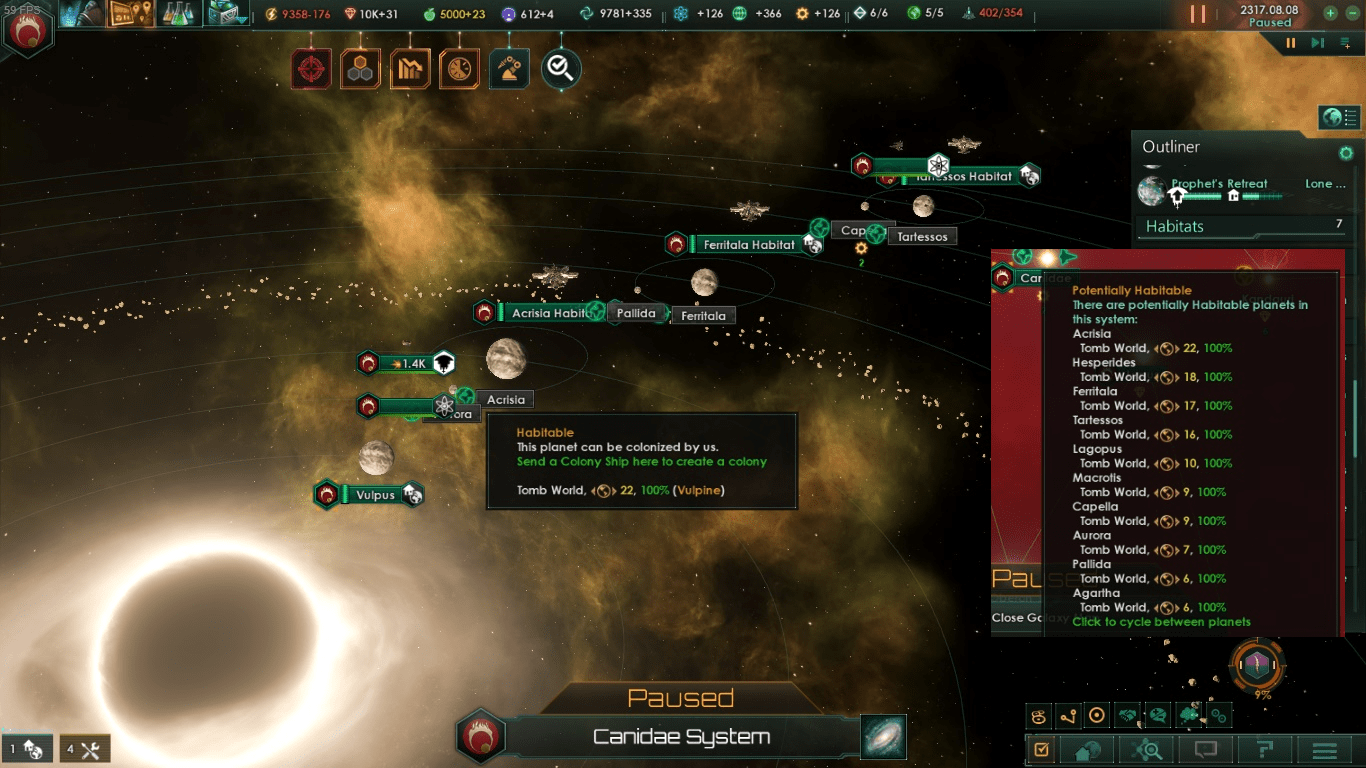 Tallest System in the universe (worms and habitats synergy) r/Stellaris