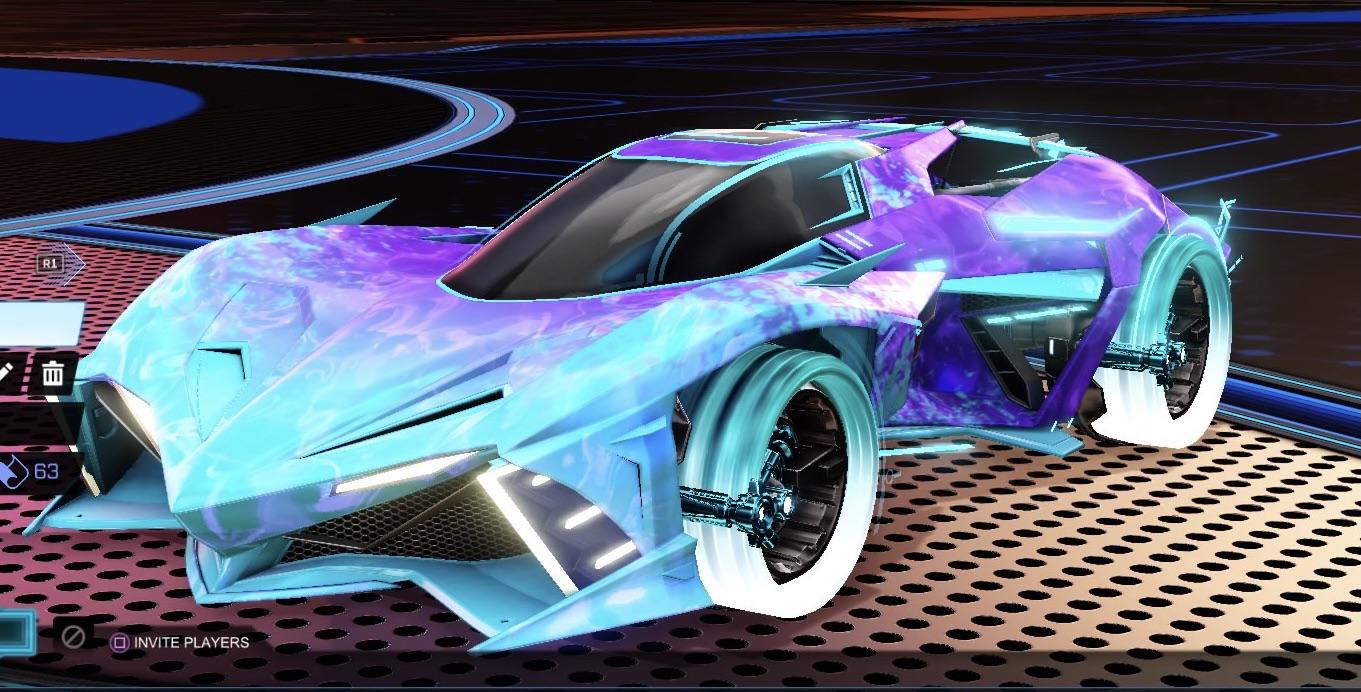 Does anyone know of any nice purple and sky blue wheels to go on this