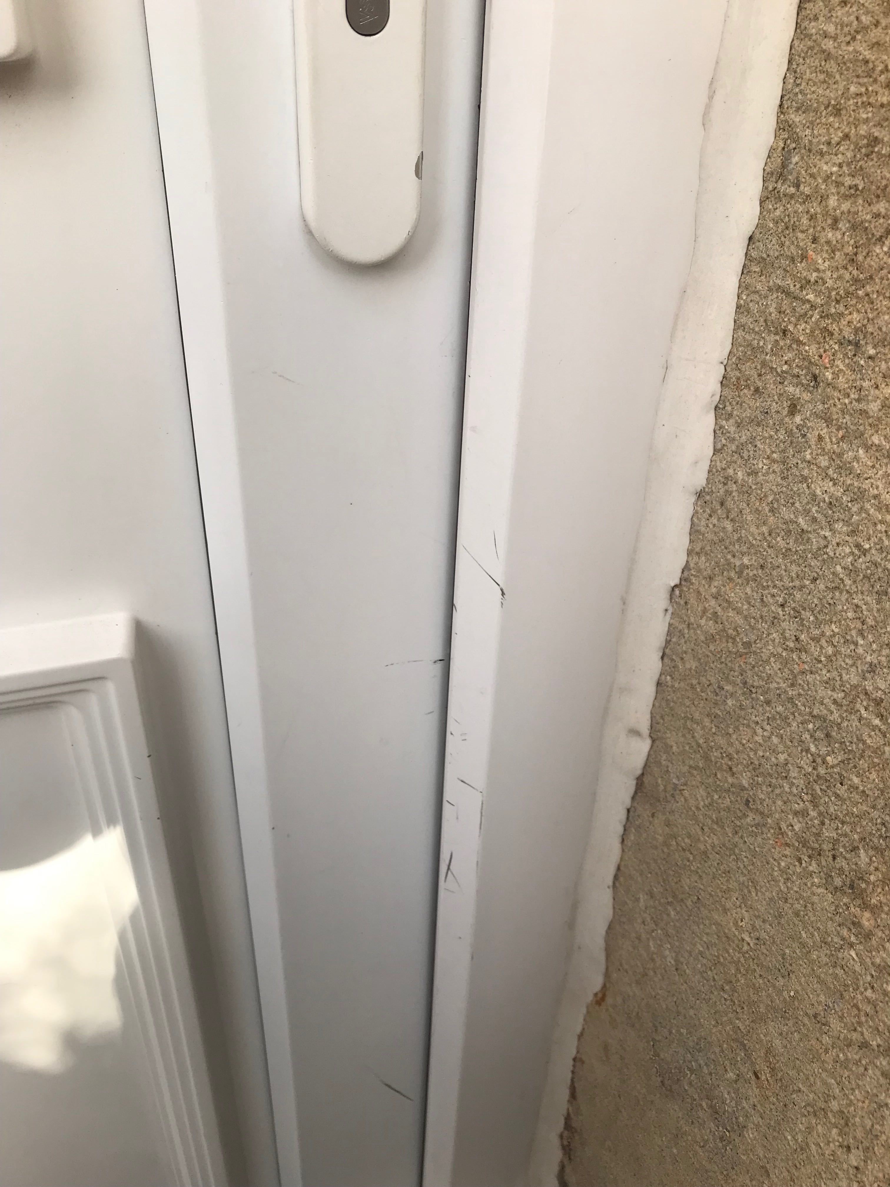 Black marks on front door r/whatisthisthing