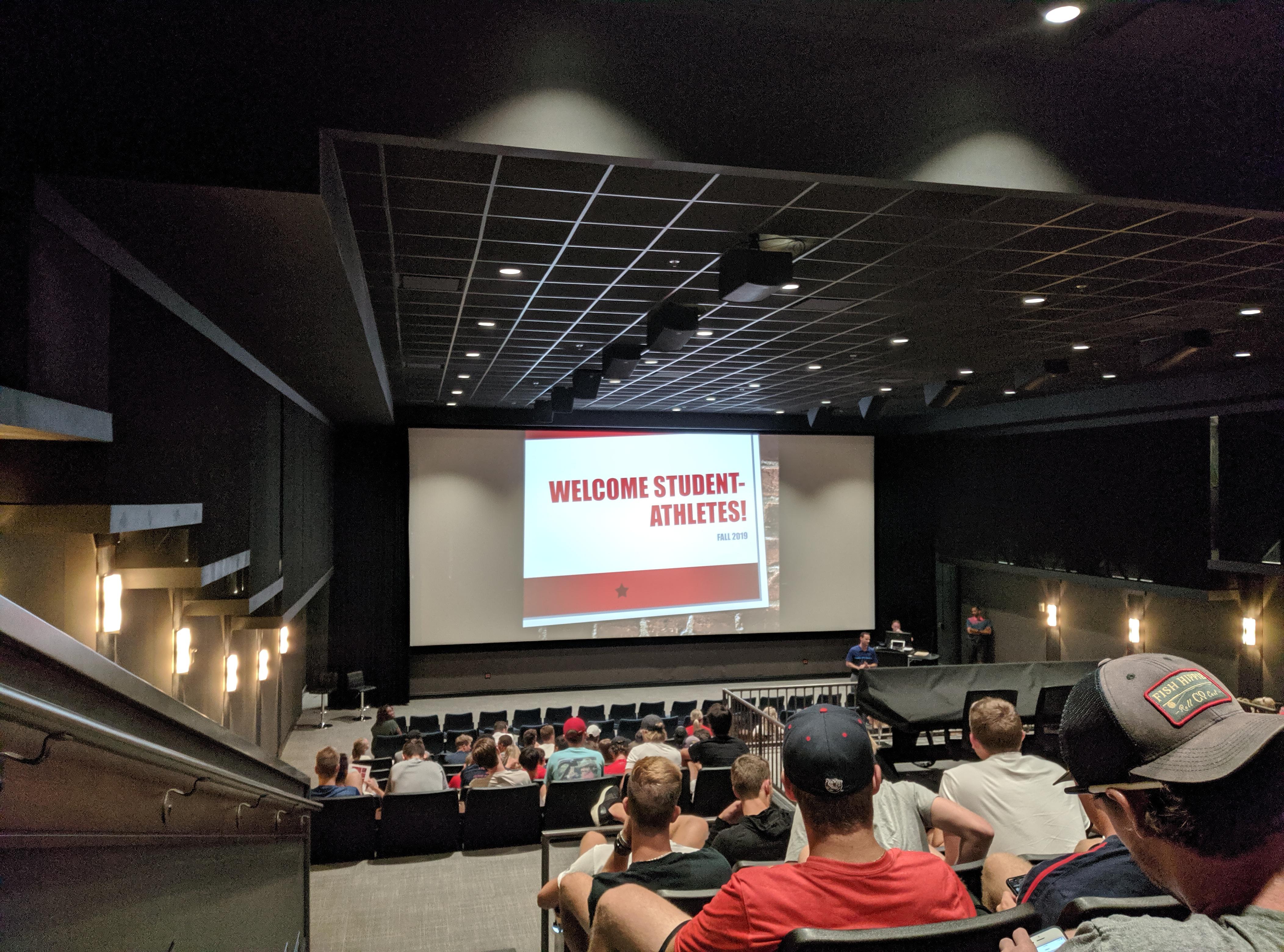 Belmont University's very impressive Dolby Atmos theater r/audiophile