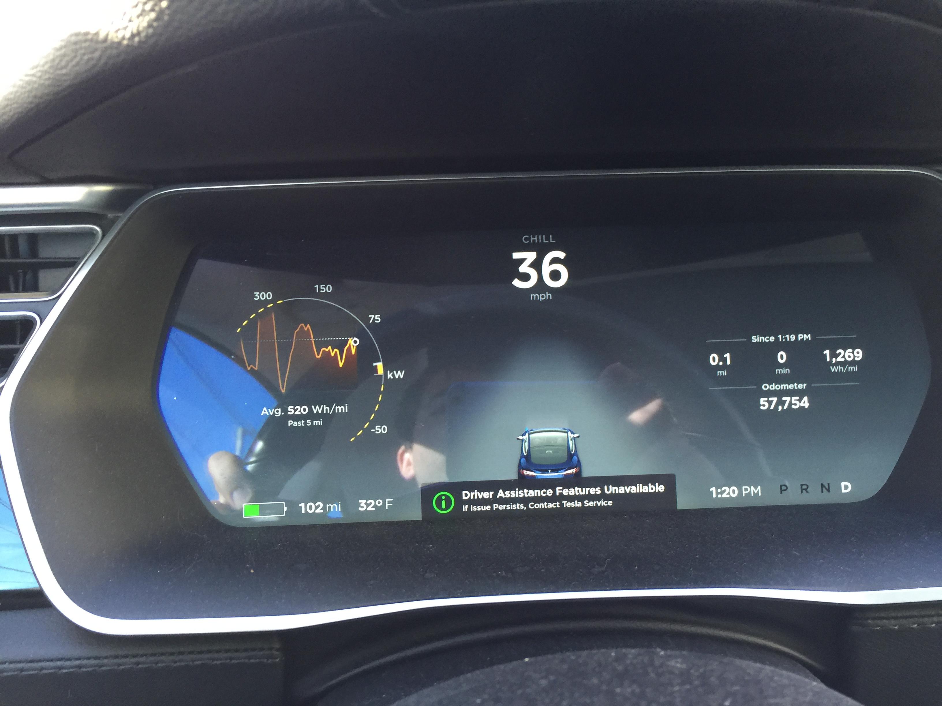 AP1 camera sees lane markings, but IC shows very little of it