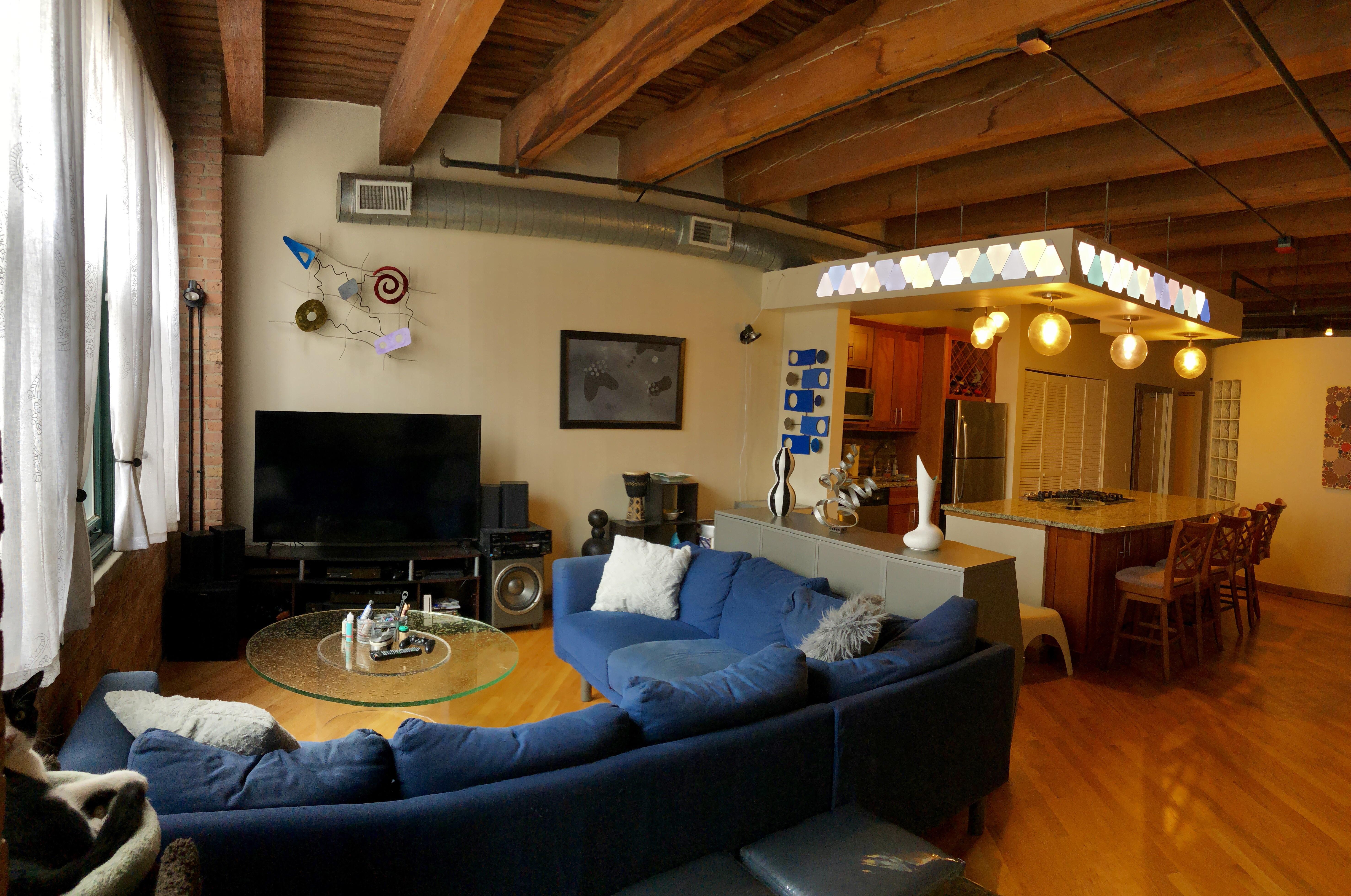 My new loft styled apartment in Chicago r/malelivingspace